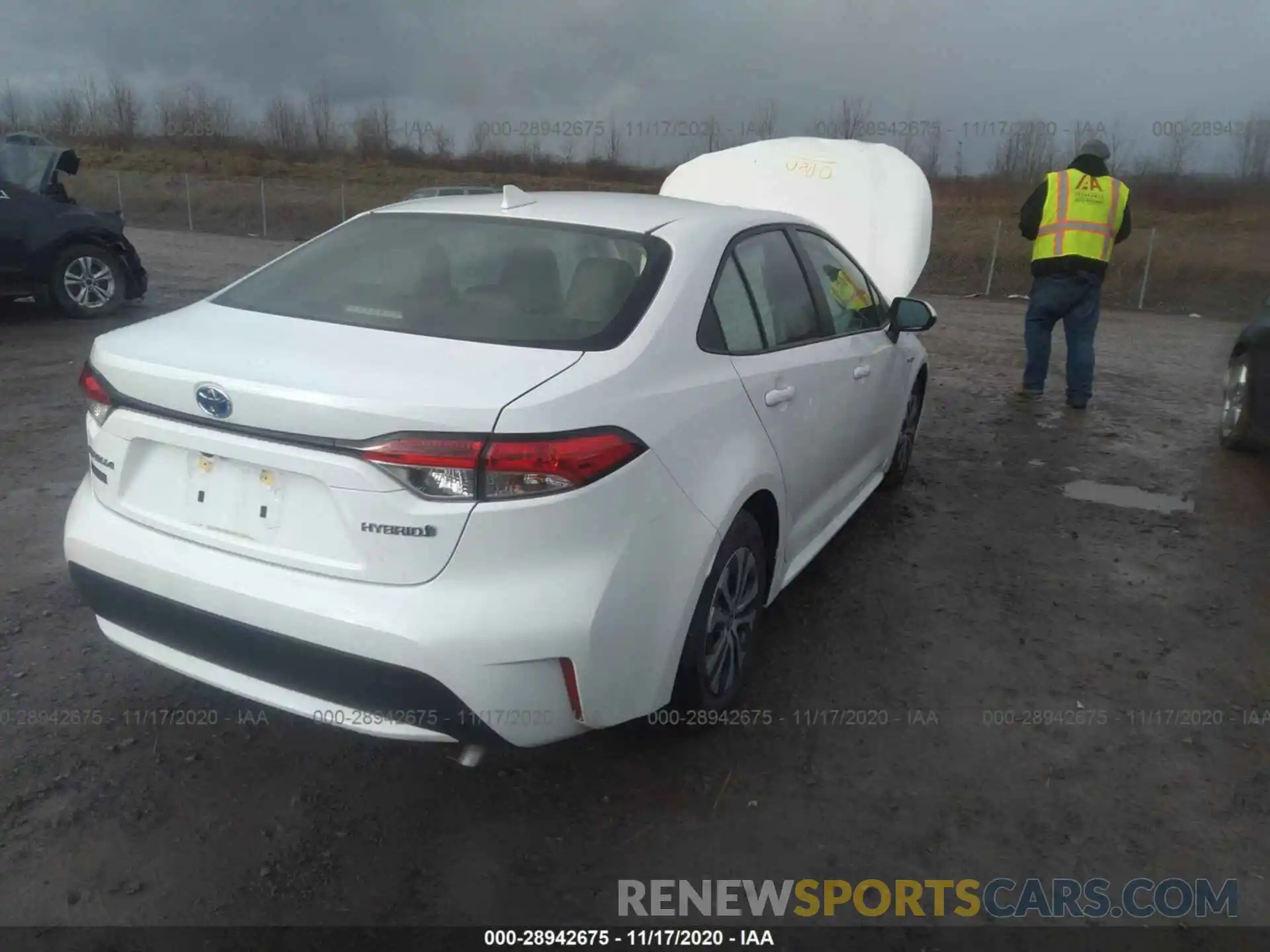 4 Photograph of a damaged car JTDEBRBE6LJ012052 TOYOTA COROLLA 2020