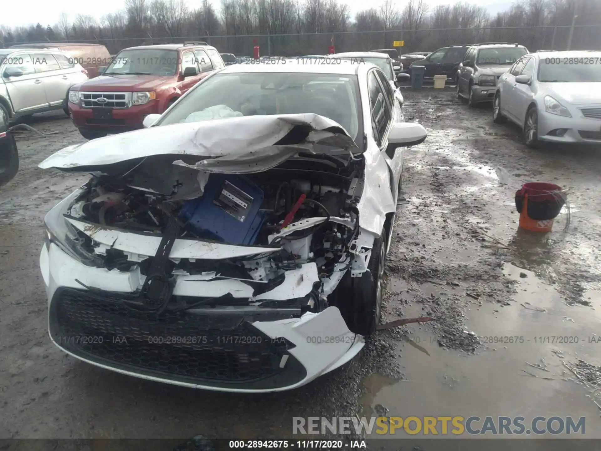 6 Photograph of a damaged car JTDEBRBE6LJ012052 TOYOTA COROLLA 2020