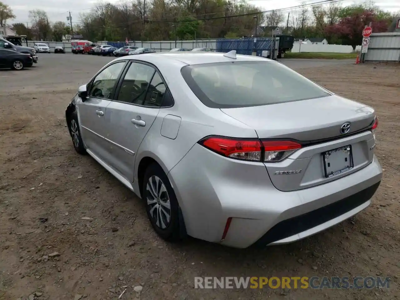 3 Photograph of a damaged car JTDEBRBE6LJ012665 TOYOTA COROLLA 2020