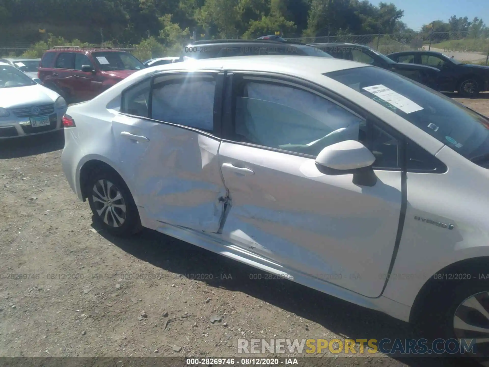 6 Photograph of a damaged car JTDEBRBE6LJ013346 TOYOTA COROLLA 2020