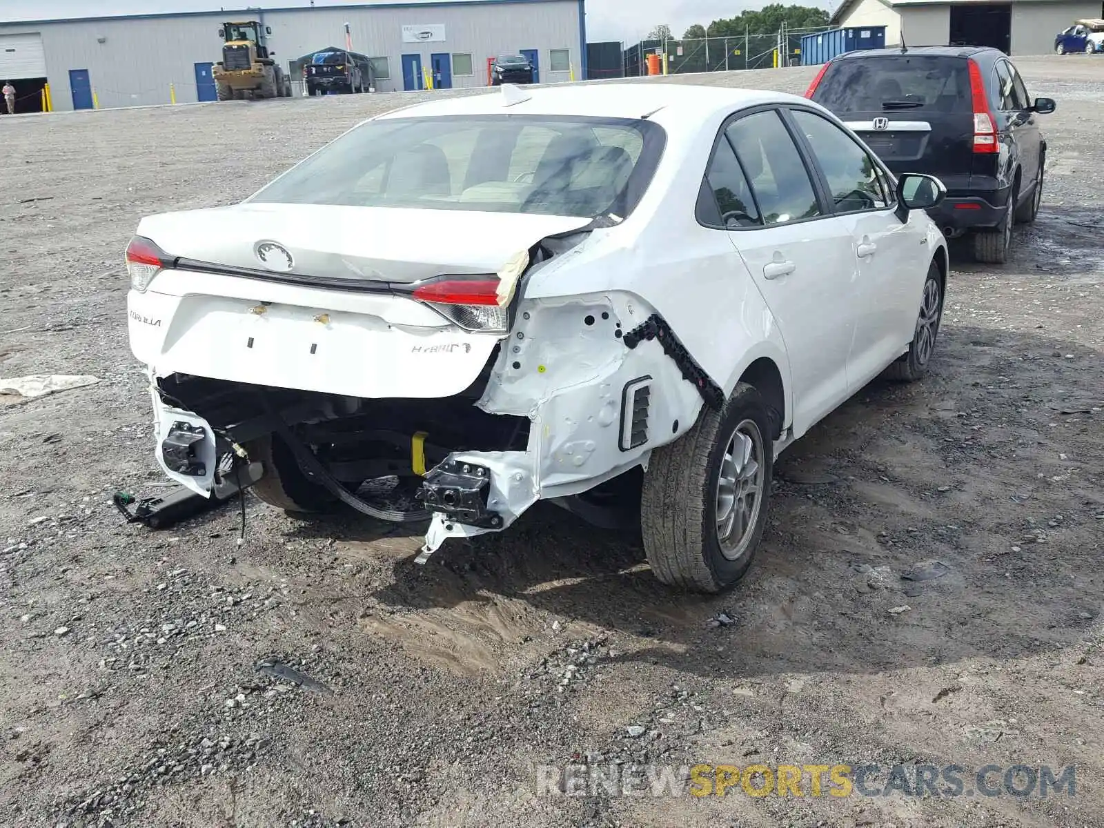4 Photograph of a damaged car JTDEBRBE6LJ013475 TOYOTA COROLLA 2020