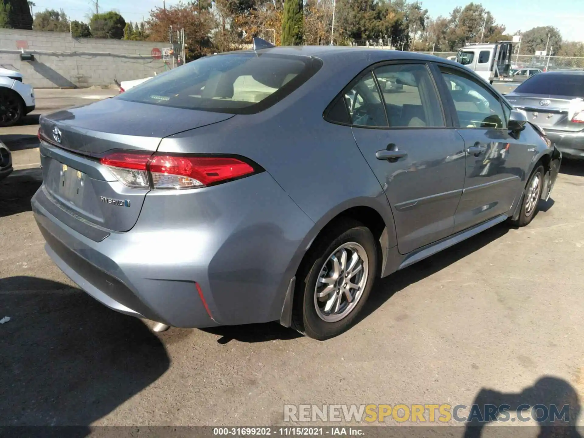 4 Photograph of a damaged car JTDEBRBE6LJ014111 TOYOTA COROLLA 2020