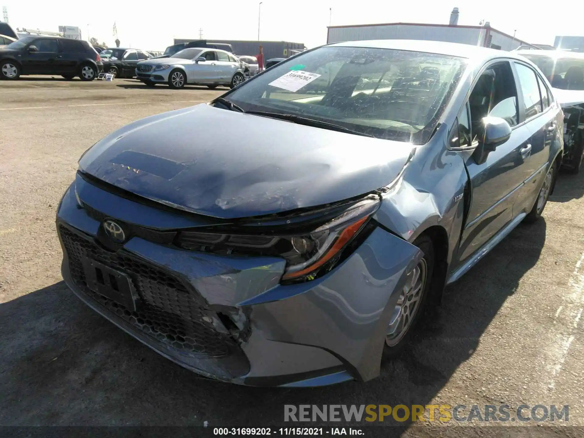 6 Photograph of a damaged car JTDEBRBE6LJ014111 TOYOTA COROLLA 2020