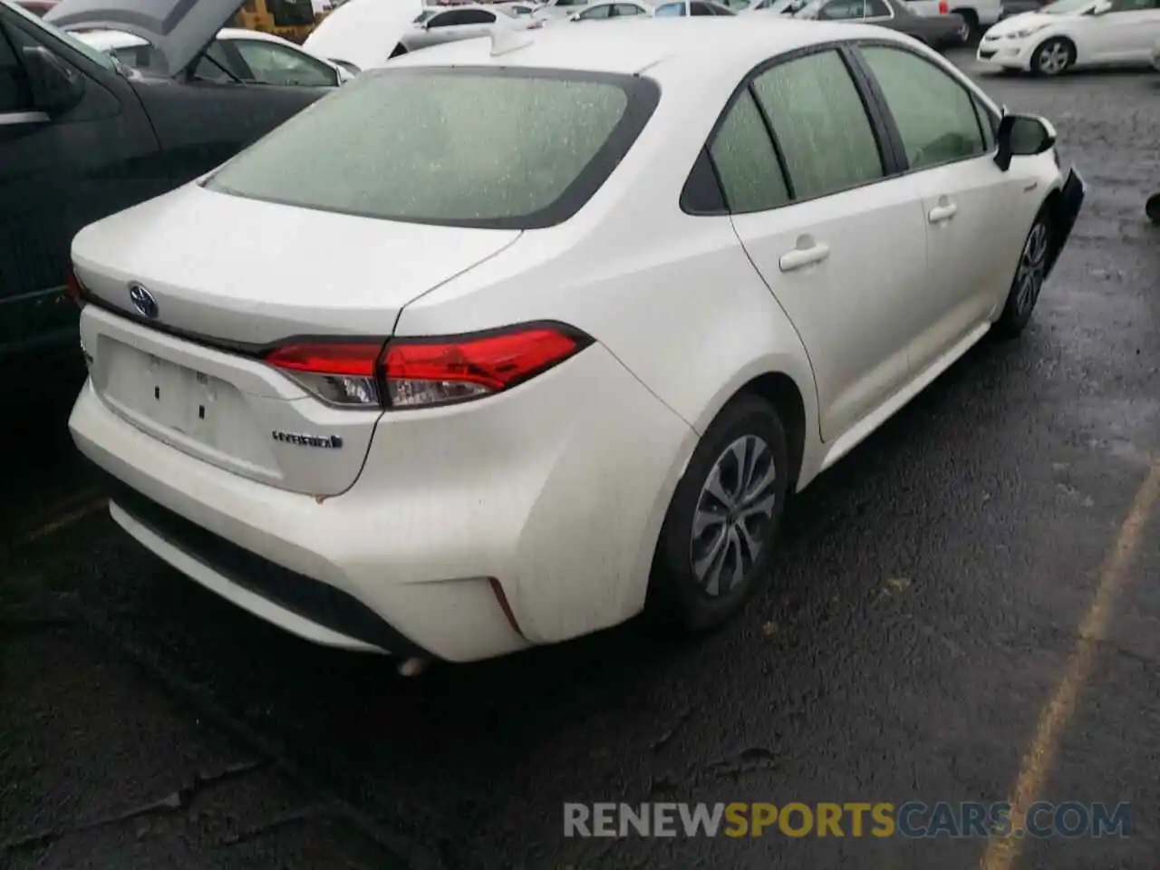 4 Photograph of a damaged car JTDEBRBE6LJ014481 TOYOTA COROLLA 2020