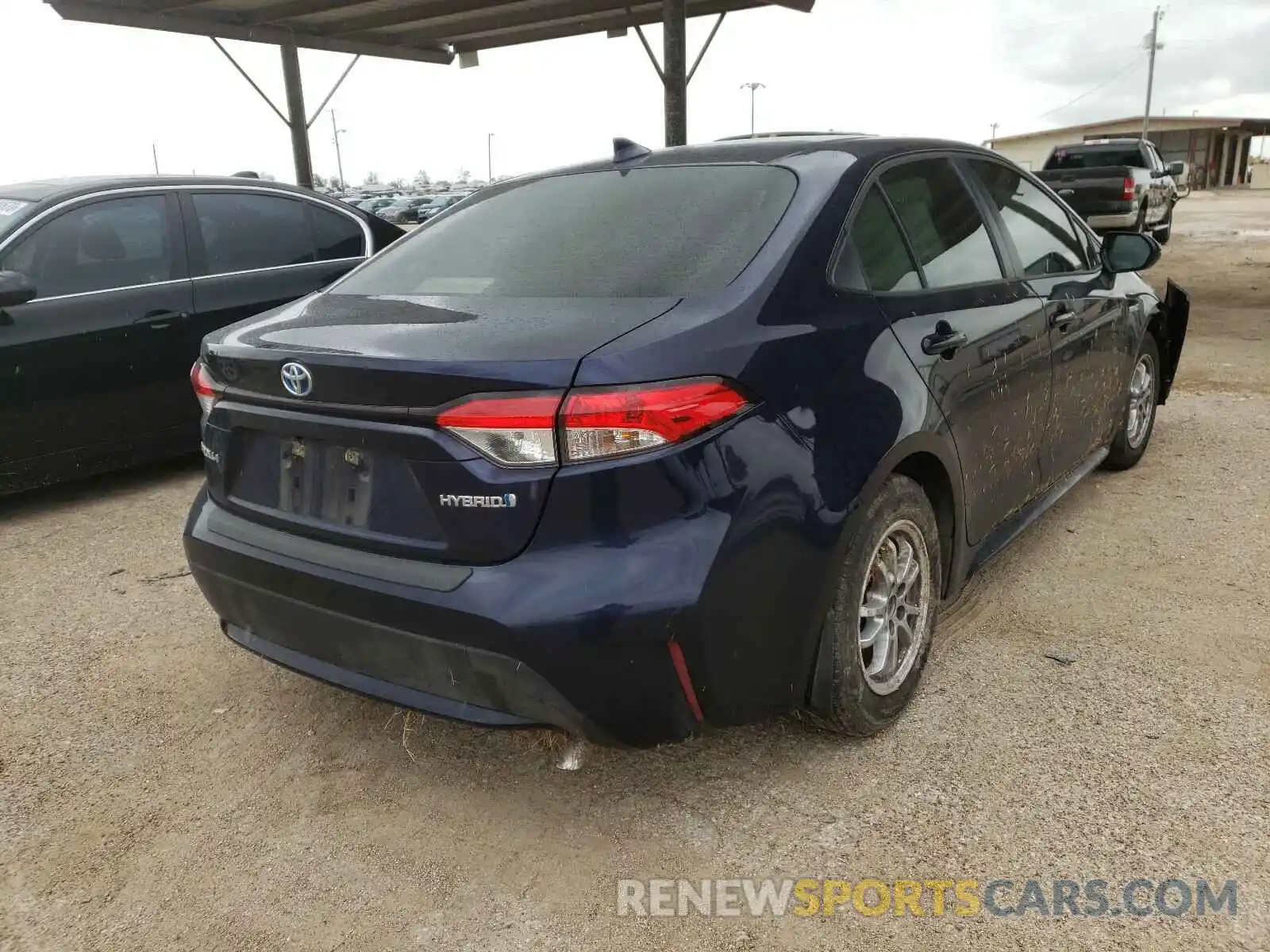 4 Photograph of a damaged car JTDEBRBE6LJ015212 TOYOTA COROLLA 2020