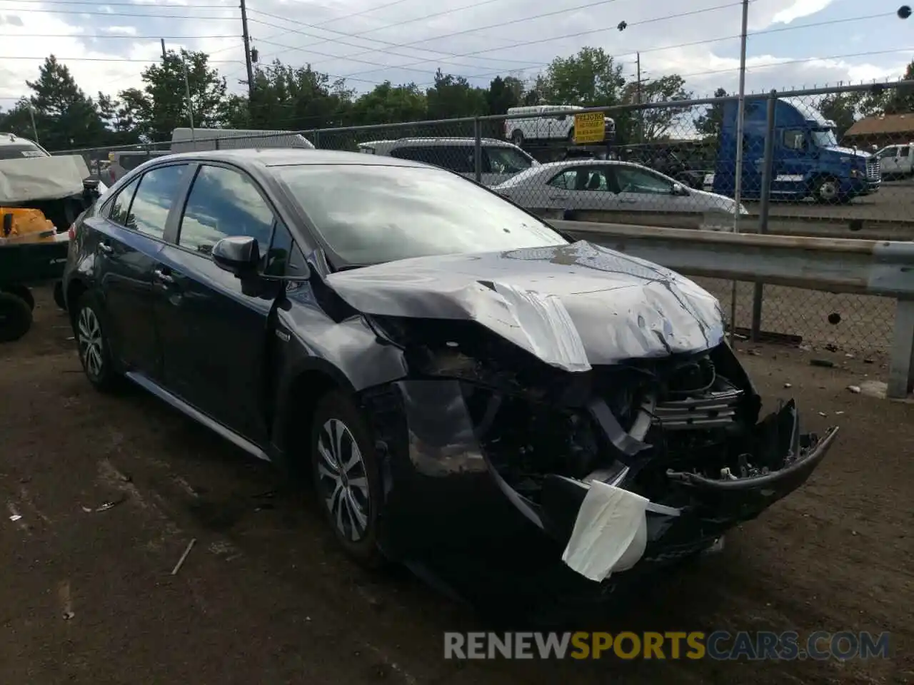 1 Photograph of a damaged car JTDEBRBE6LJ017364 TOYOTA COROLLA 2020