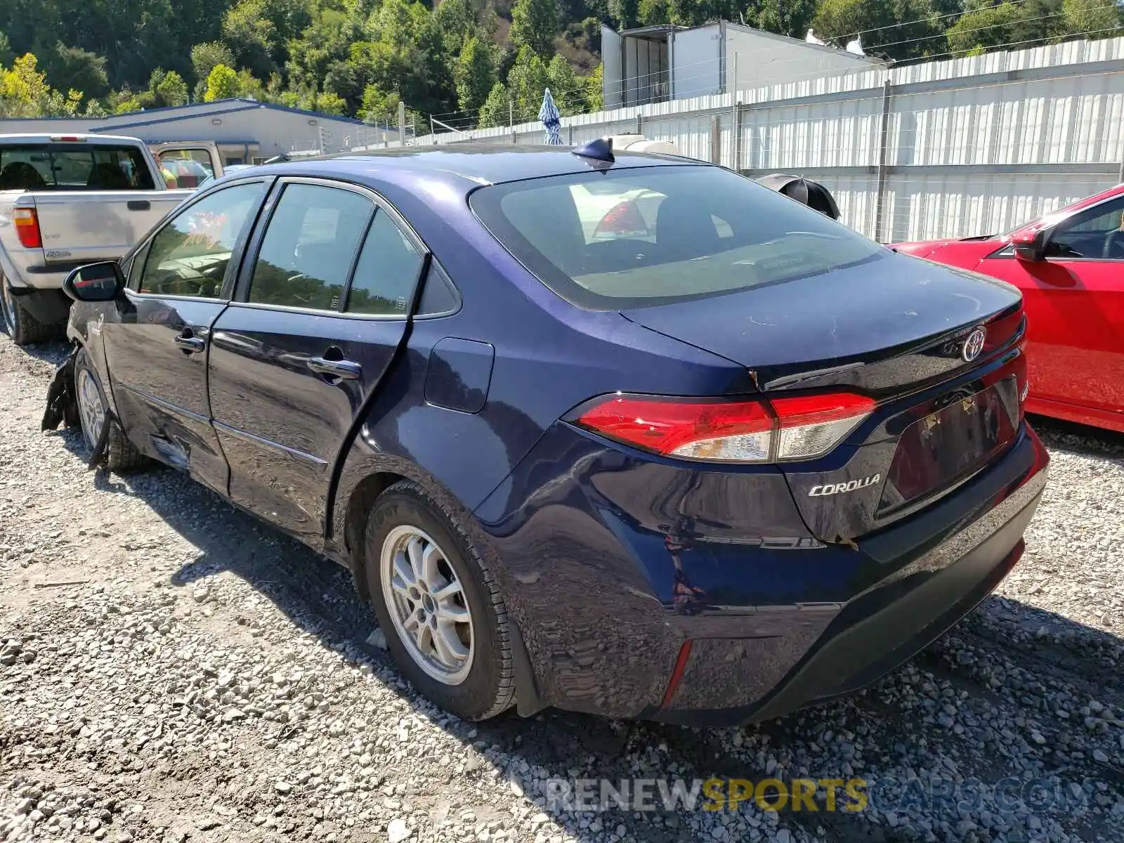 3 Photograph of a damaged car JTDEBRBE6LJ019762 TOYOTA COROLLA 2020