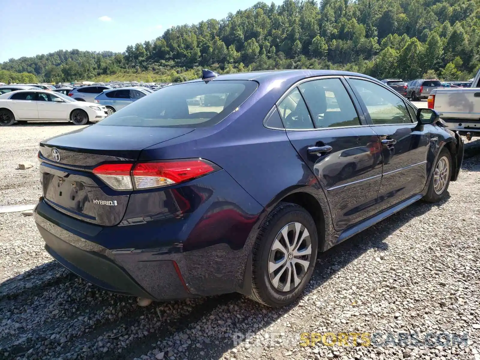 4 Photograph of a damaged car JTDEBRBE6LJ019762 TOYOTA COROLLA 2020