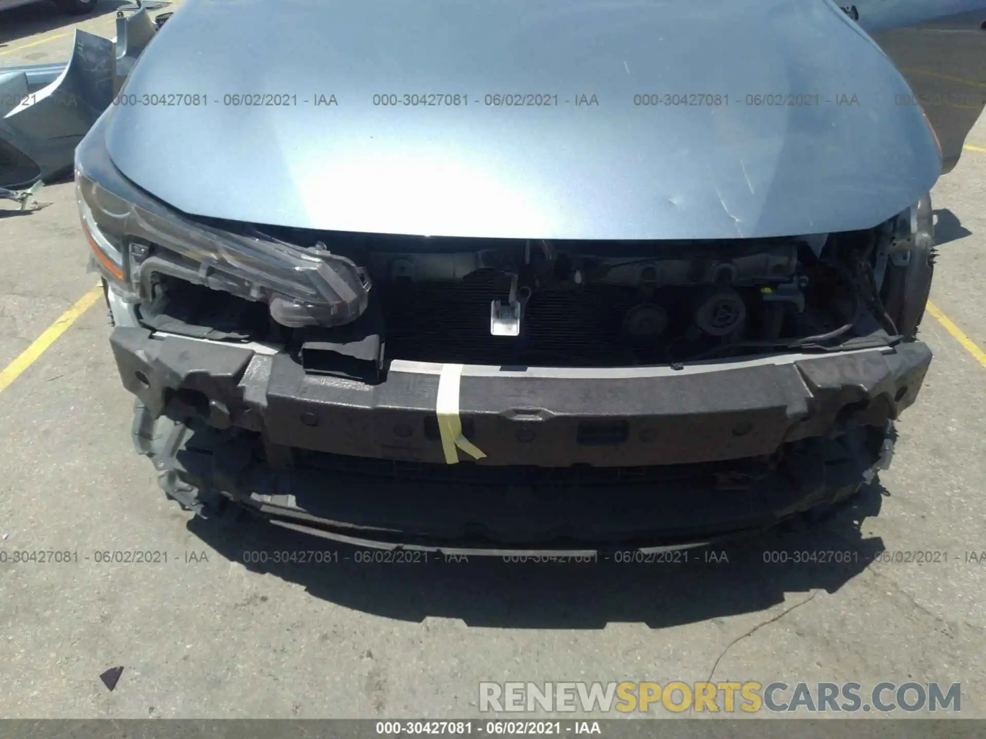 6 Photograph of a damaged car JTDEBRBE6LJ022077 TOYOTA COROLLA 2020