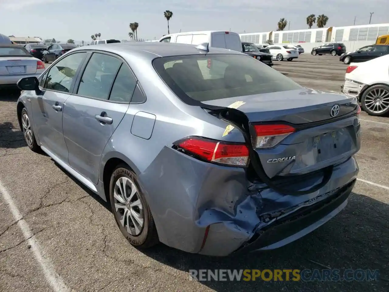 3 Photograph of a damaged car JTDEBRBE6LJ022256 TOYOTA COROLLA 2020