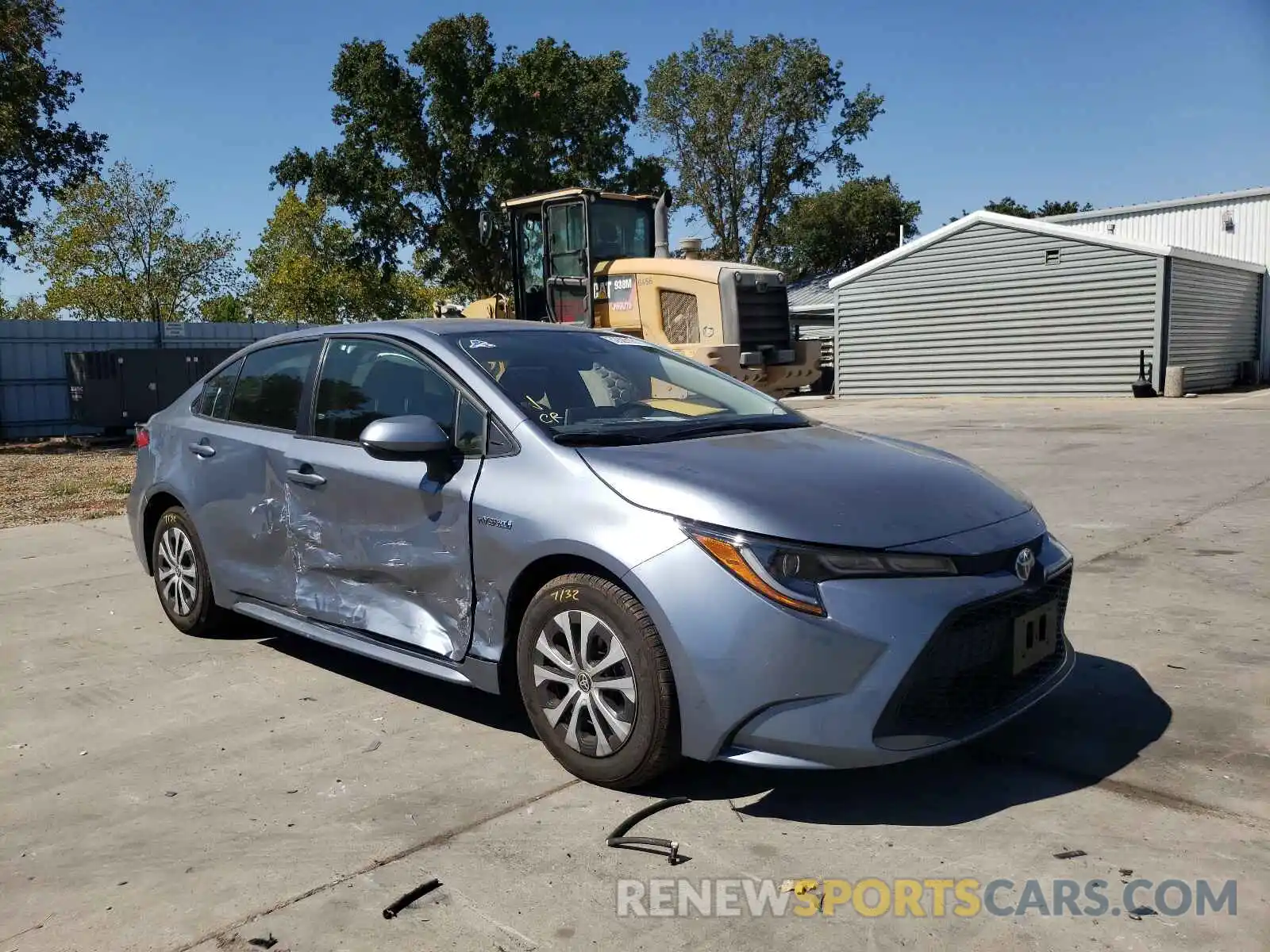 1 Photograph of a damaged car JTDEBRBE6LJ024797 TOYOTA COROLLA 2020