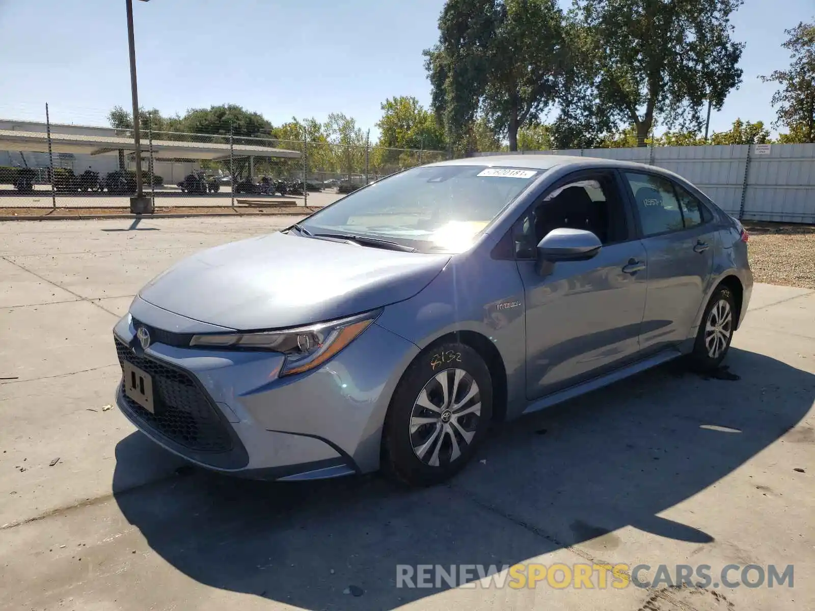 2 Photograph of a damaged car JTDEBRBE6LJ024797 TOYOTA COROLLA 2020