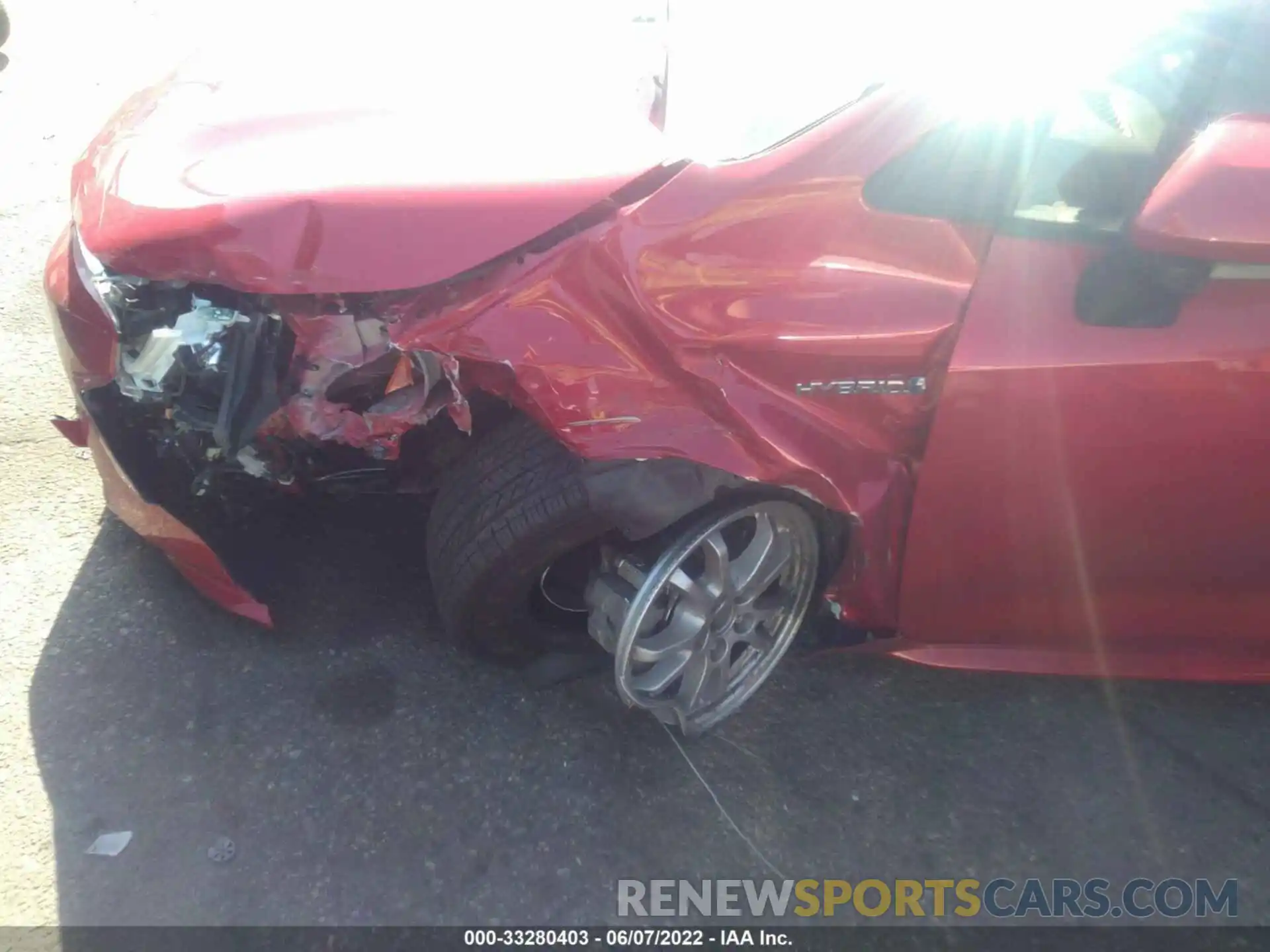 6 Photograph of a damaged car JTDEBRBE6LJ026159 TOYOTA COROLLA 2020