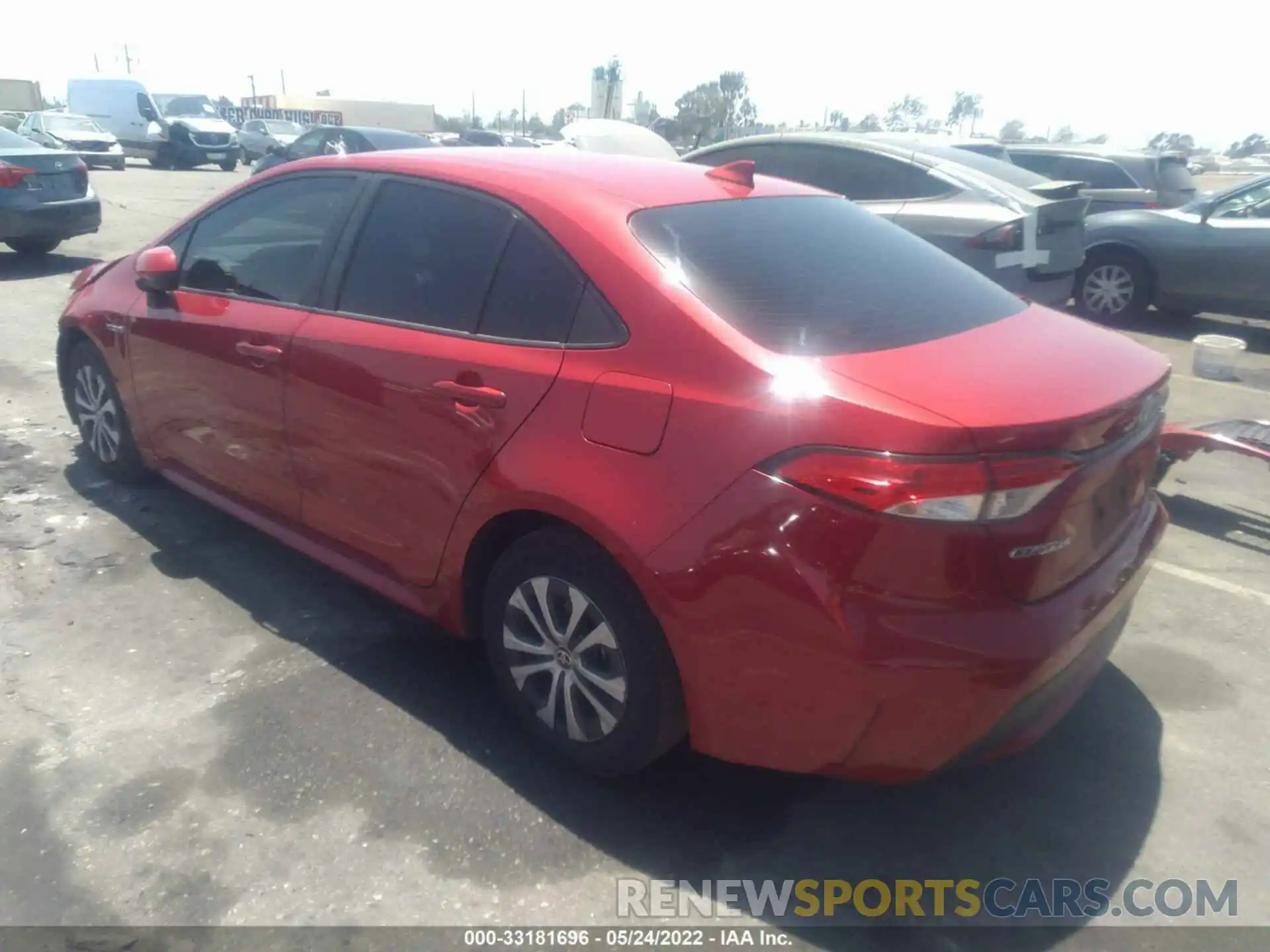 3 Photograph of a damaged car JTDEBRBE6LJ026873 TOYOTA COROLLA 2020