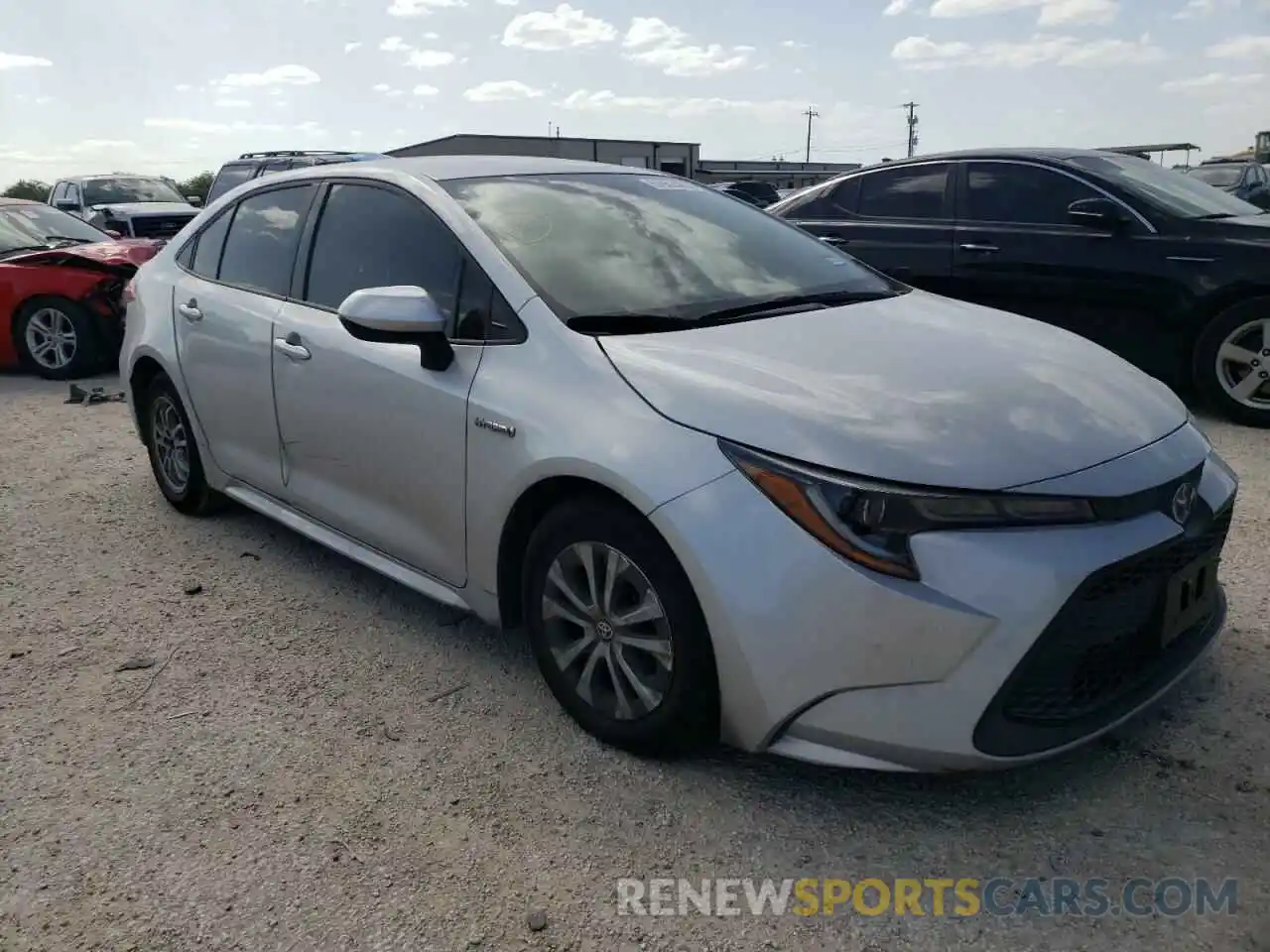 1 Photograph of a damaged car JTDEBRBE6LJ026971 TOYOTA COROLLA 2020