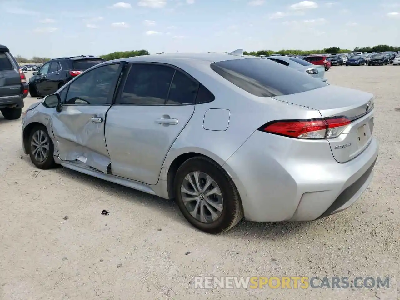 3 Photograph of a damaged car JTDEBRBE6LJ026971 TOYOTA COROLLA 2020