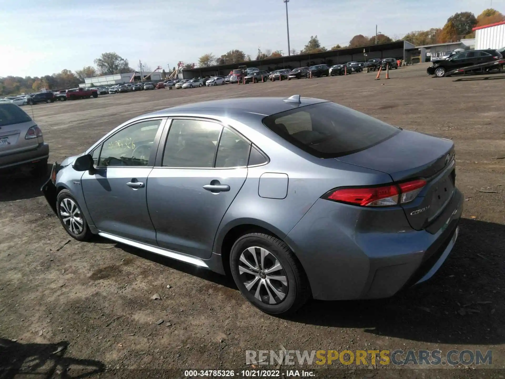 3 Photograph of a damaged car JTDEBRBE6LJ029448 TOYOTA COROLLA 2020