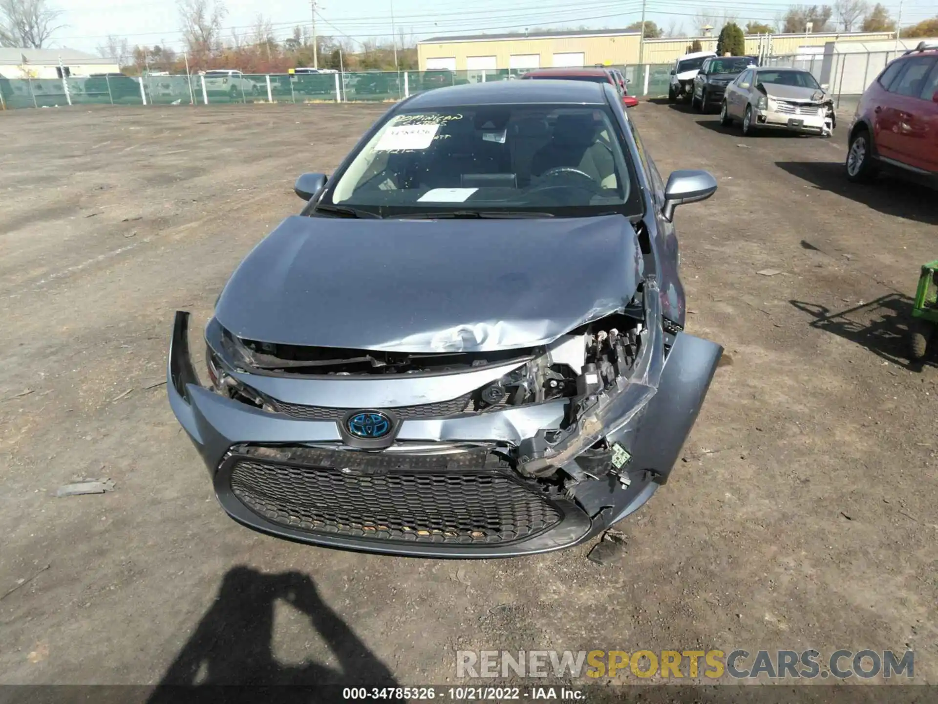 6 Photograph of a damaged car JTDEBRBE6LJ029448 TOYOTA COROLLA 2020