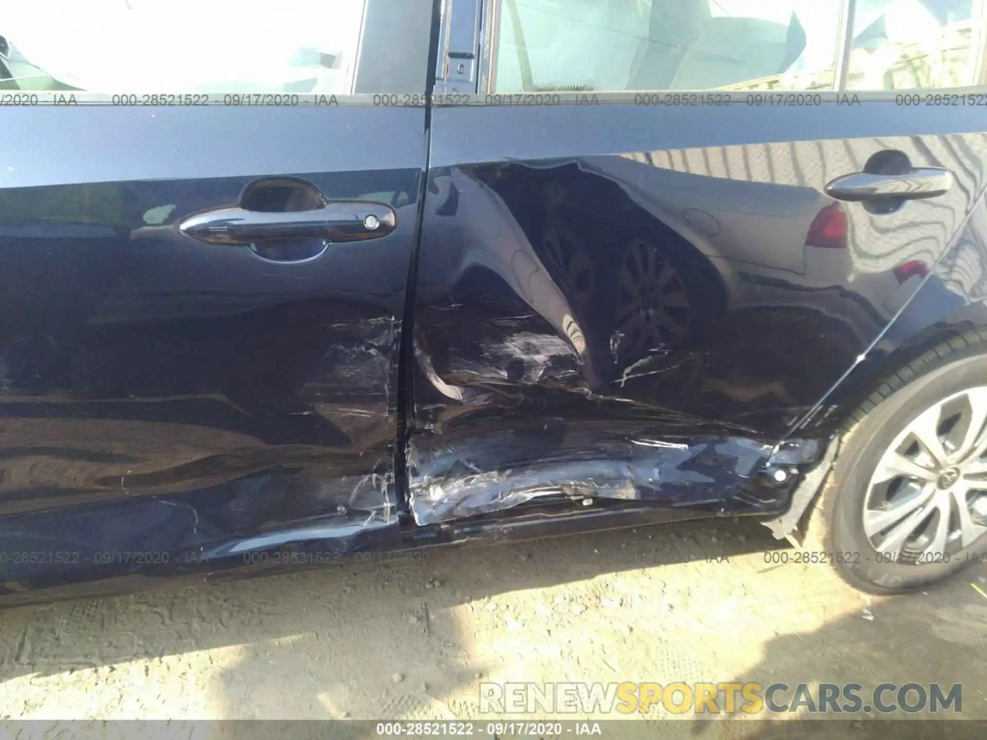 6 Фотография поврежденного автомобиля JTDEBRBE6LJ029451 TOYOTA COROLLA 2020