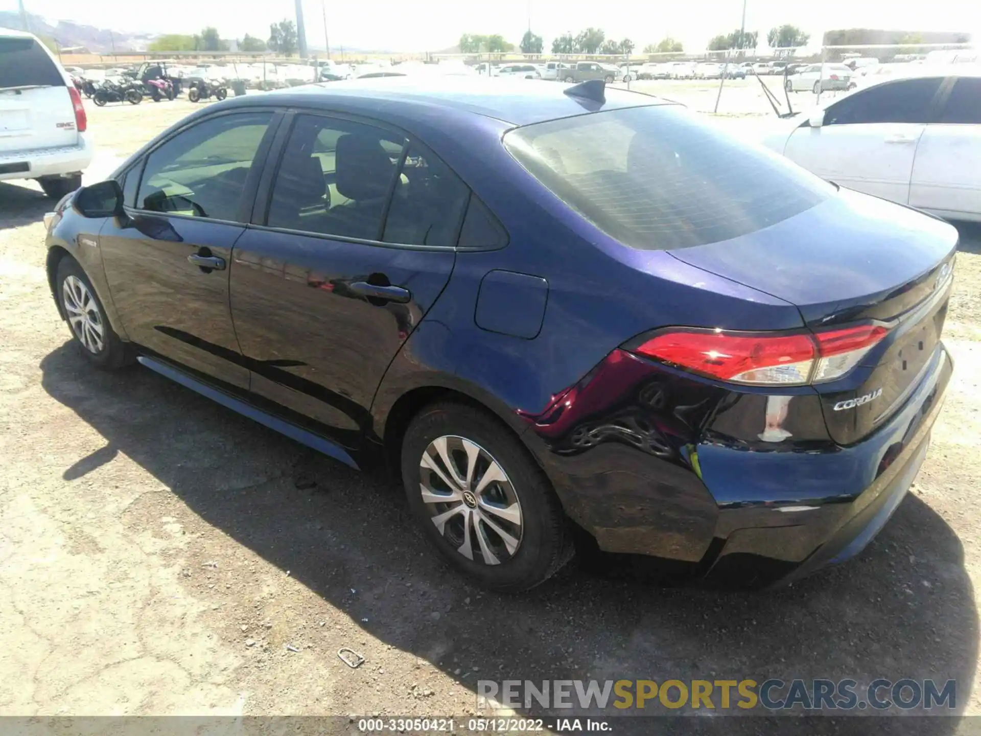 3 Photograph of a damaged car JTDEBRBE6LJ031118 TOYOTA COROLLA 2020