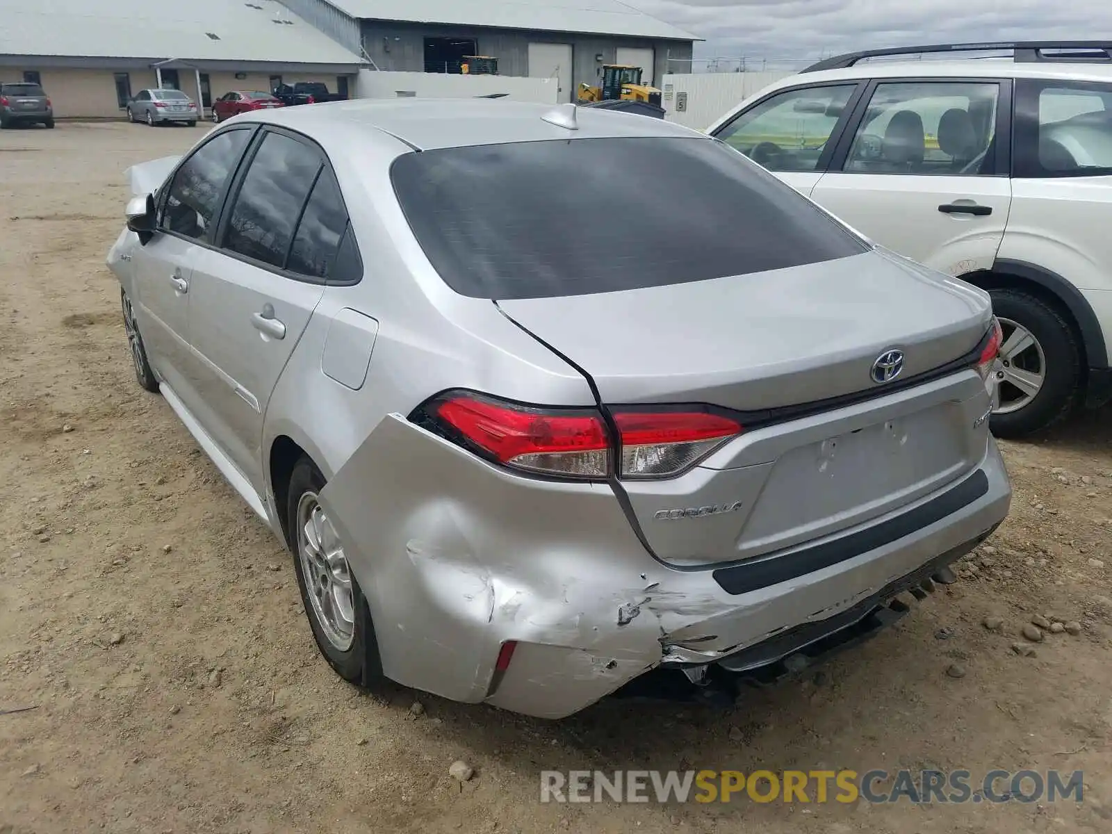 3 Photograph of a damaged car JTDEBRBE7LJ000413 TOYOTA COROLLA 2020