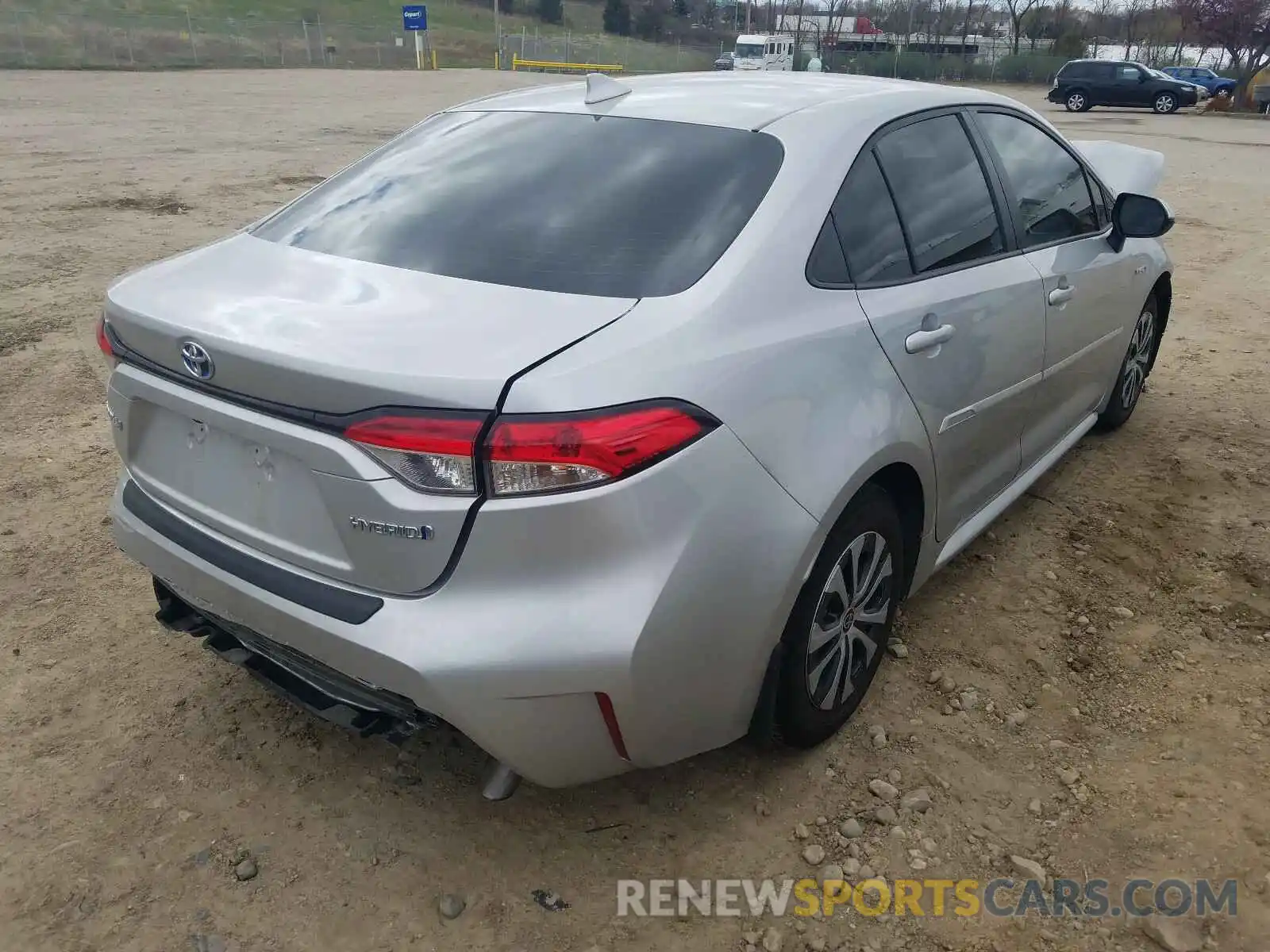 4 Photograph of a damaged car JTDEBRBE7LJ000413 TOYOTA COROLLA 2020