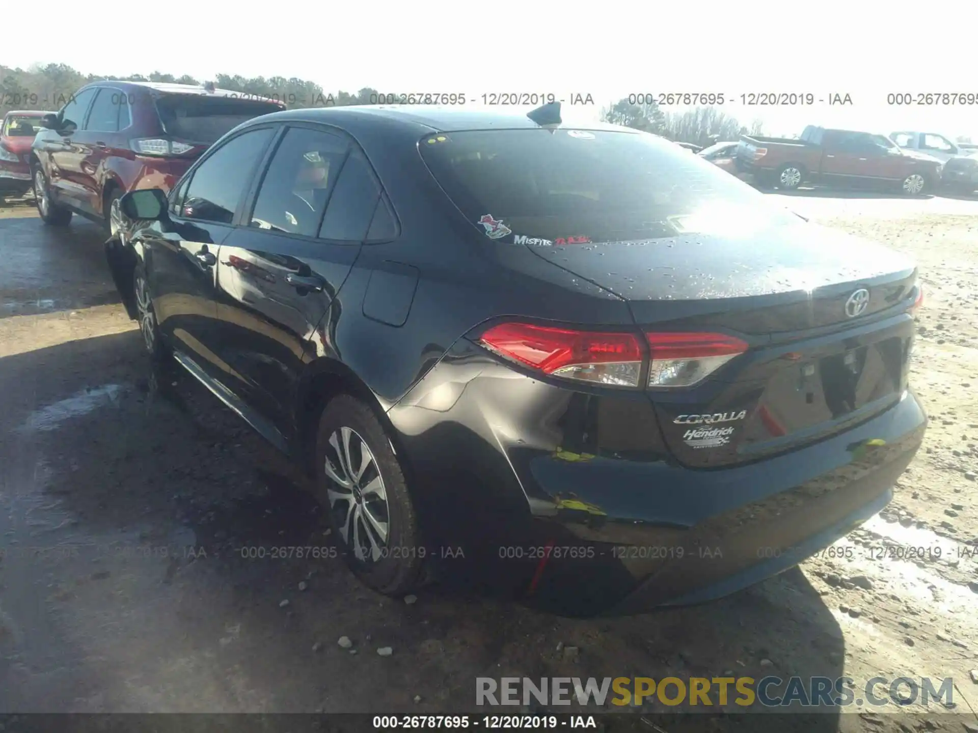 3 Photograph of a damaged car JTDEBRBE7LJ000718 TOYOTA COROLLA 2020