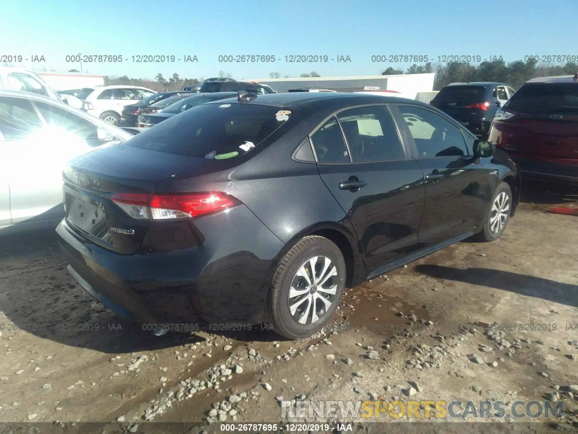 4 Photograph of a damaged car JTDEBRBE7LJ000718 TOYOTA COROLLA 2020