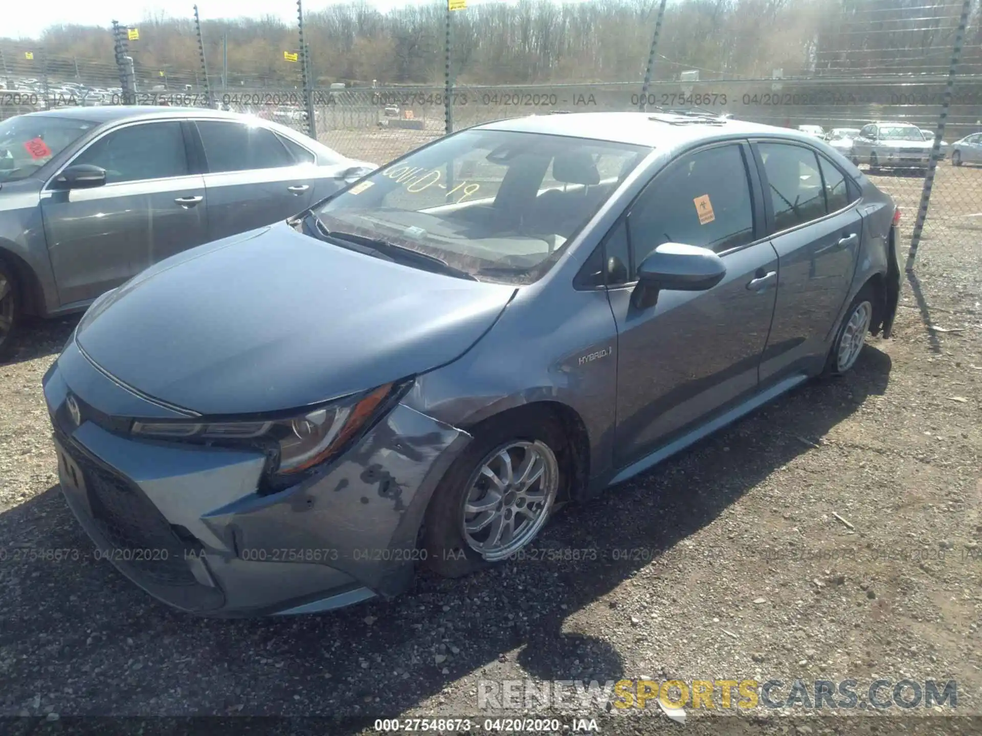 6 Photograph of a damaged car JTDEBRBE7LJ000802 TOYOTA COROLLA 2020