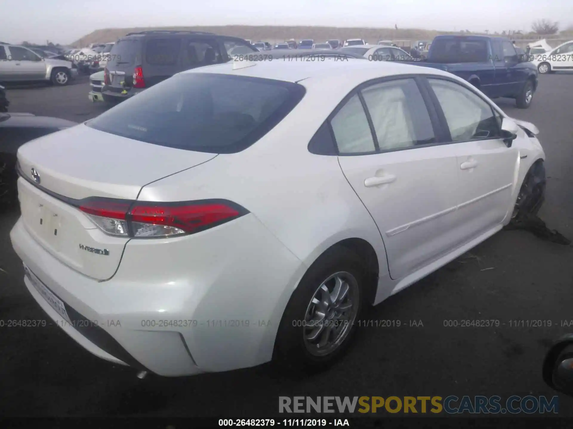 4 Photograph of a damaged car JTDEBRBE7LJ001691 TOYOTA COROLLA 2020