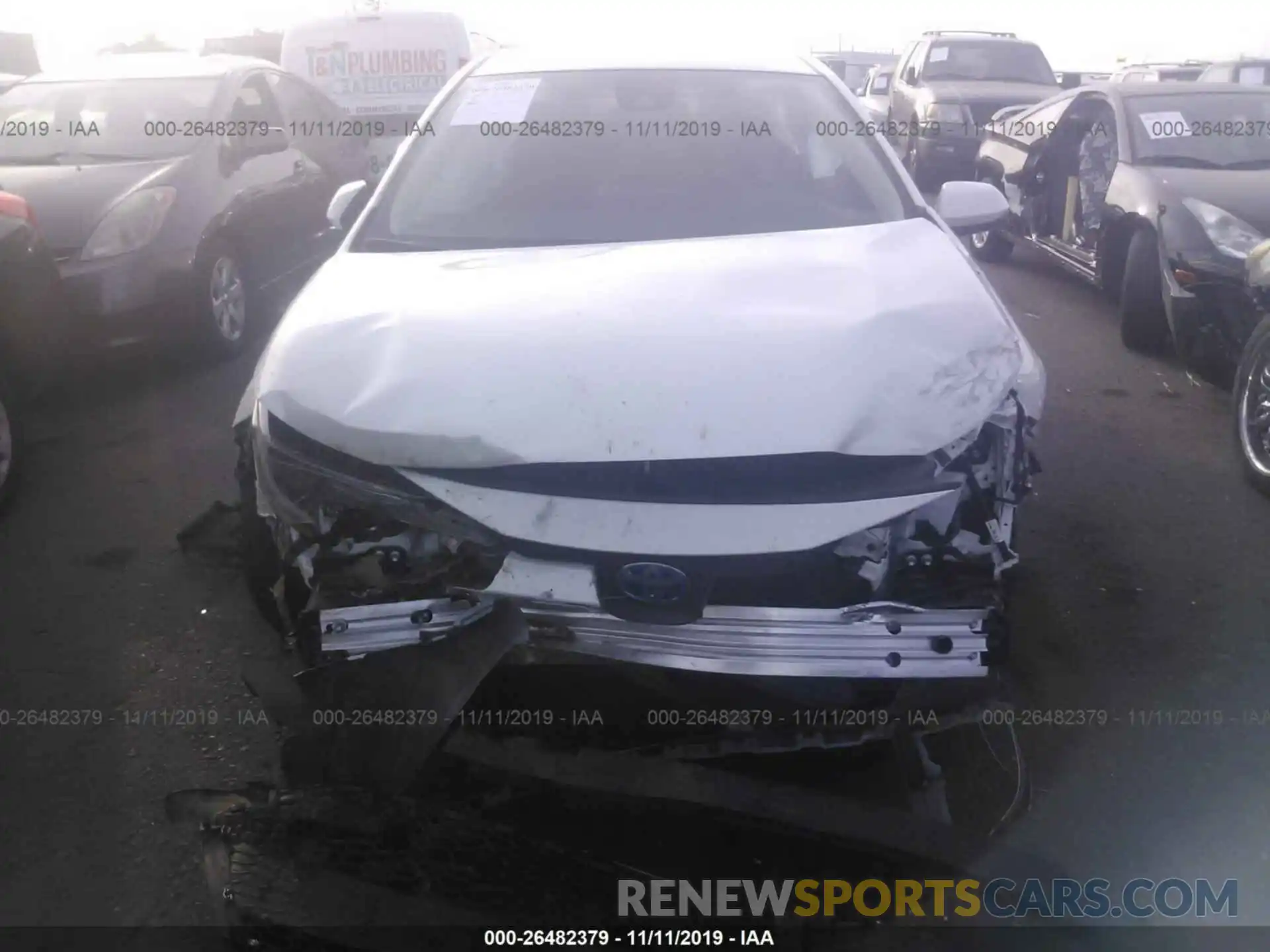 6 Photograph of a damaged car JTDEBRBE7LJ001691 TOYOTA COROLLA 2020