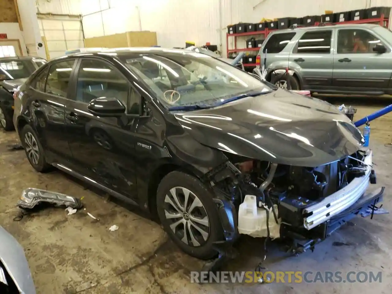 1 Photograph of a damaged car JTDEBRBE7LJ001870 TOYOTA COROLLA 2020