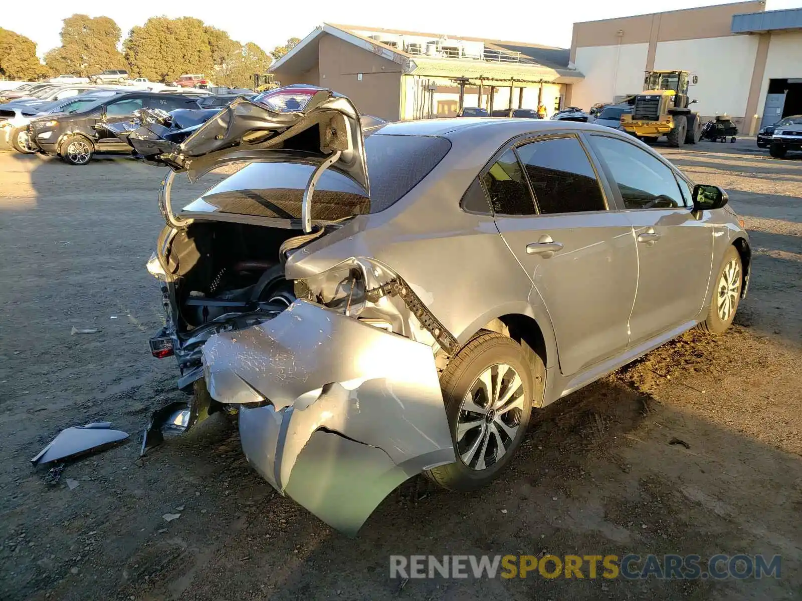 4 Photograph of a damaged car JTDEBRBE7LJ002324 TOYOTA COROLLA 2020