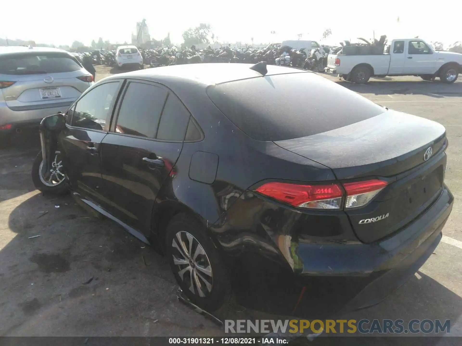 3 Photograph of a damaged car JTDEBRBE7LJ002968 TOYOTA COROLLA 2020