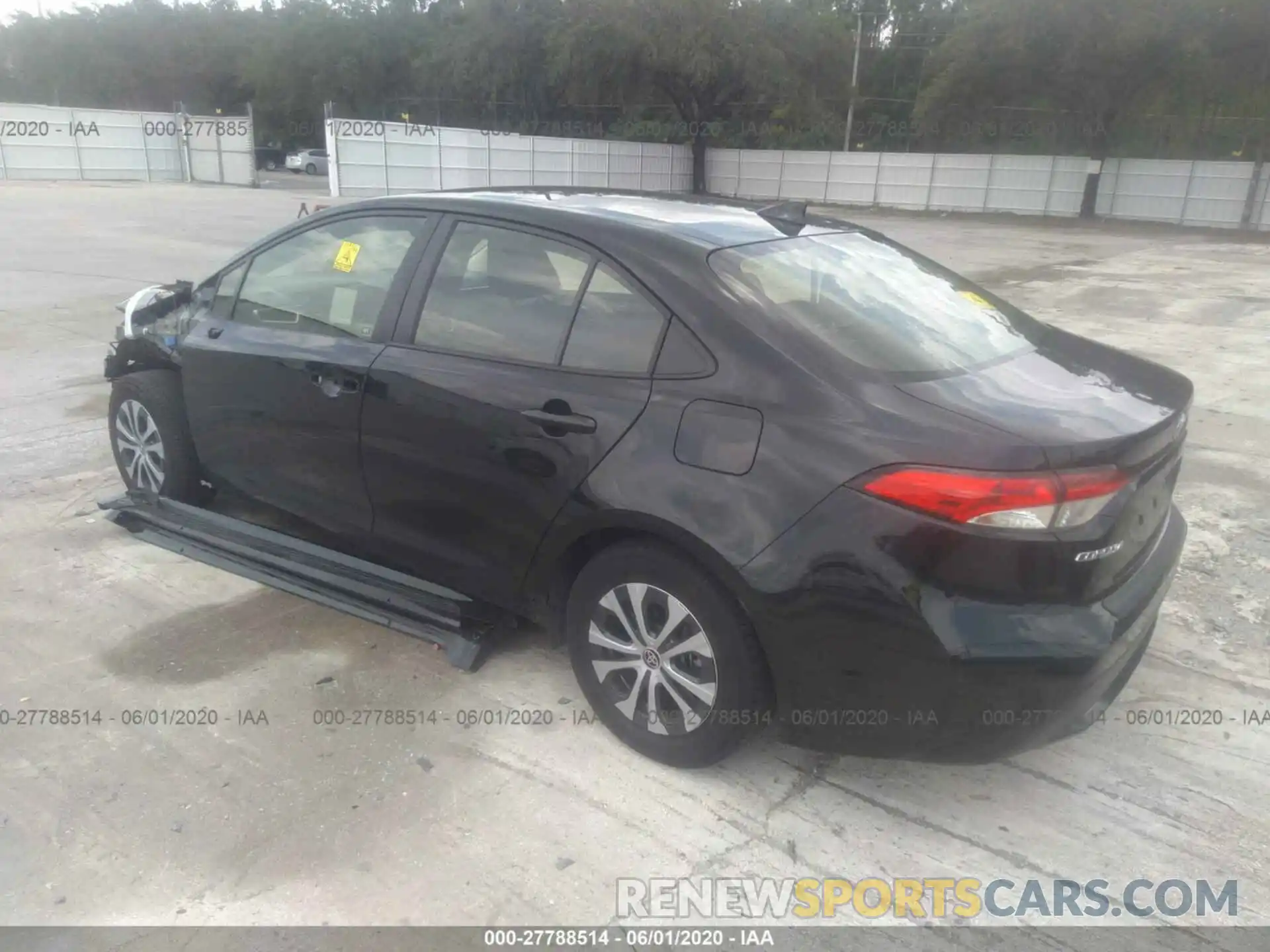 3 Photograph of a damaged car JTDEBRBE7LJ003232 TOYOTA COROLLA 2020