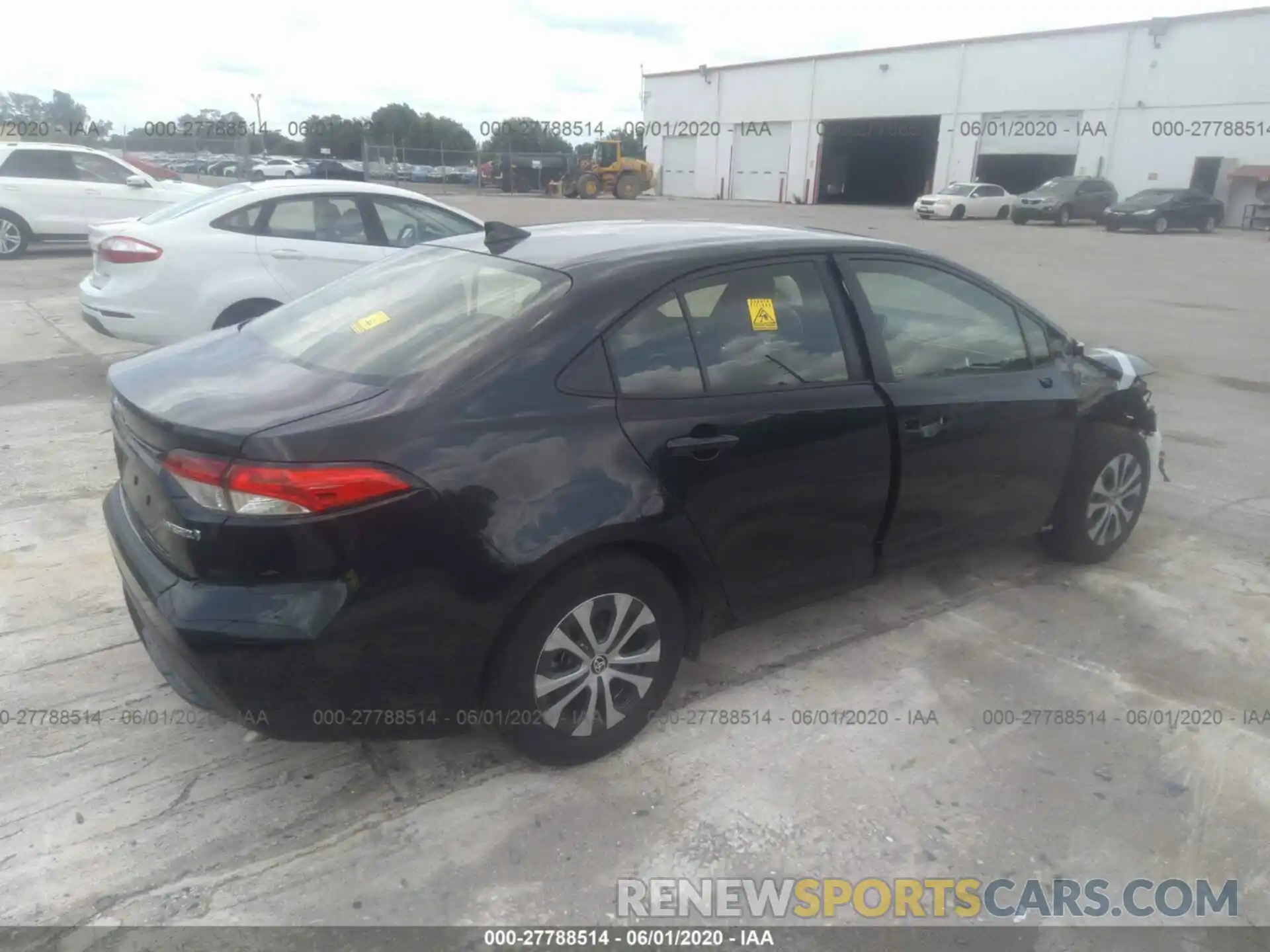 4 Photograph of a damaged car JTDEBRBE7LJ003232 TOYOTA COROLLA 2020