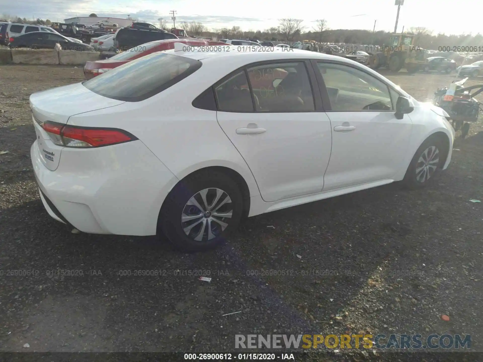 4 Photograph of a damaged car JTDEBRBE7LJ004042 TOYOTA COROLLA 2020