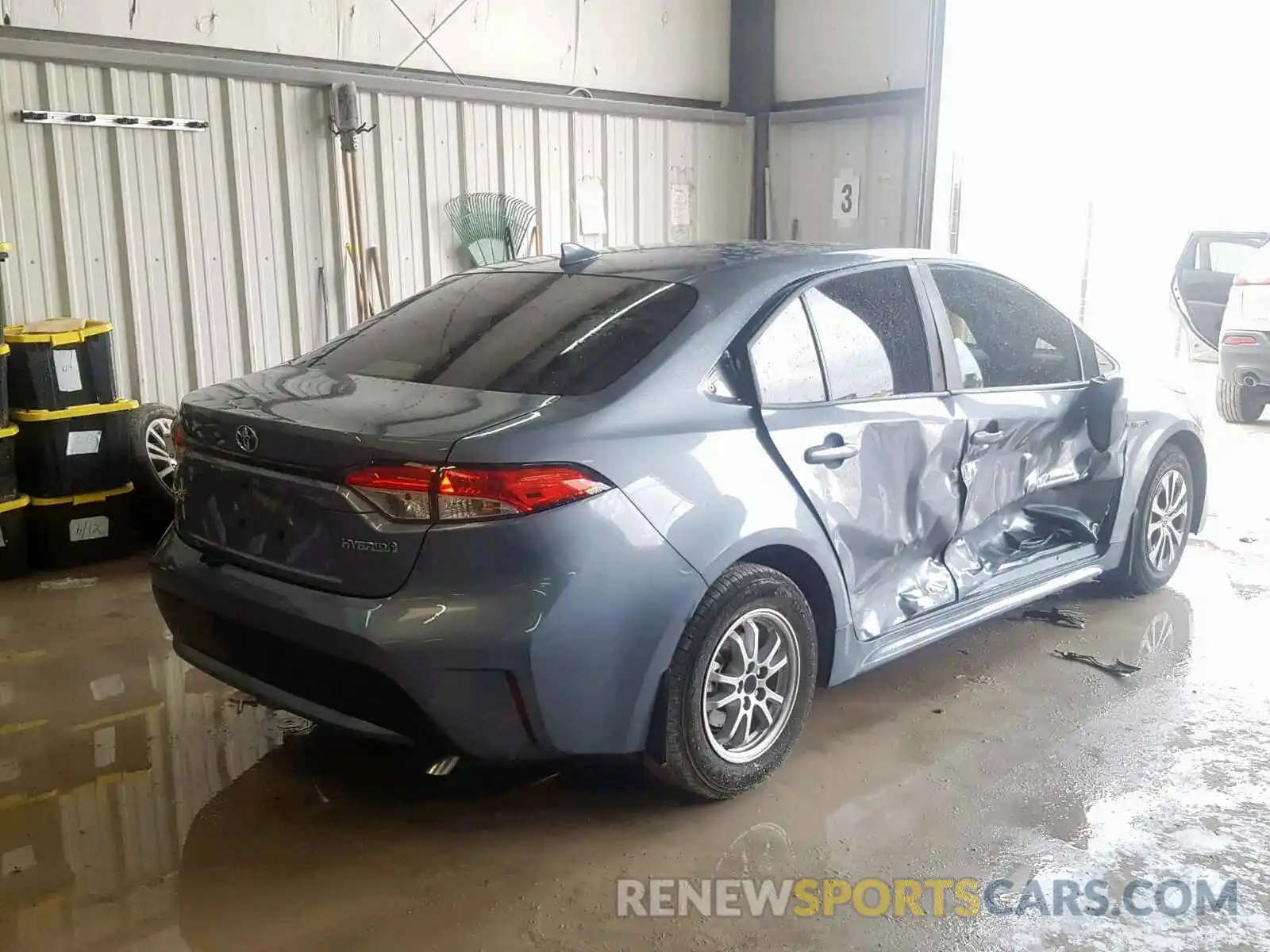 4 Photograph of a damaged car JTDEBRBE7LJ005000 TOYOTA COROLLA 2020