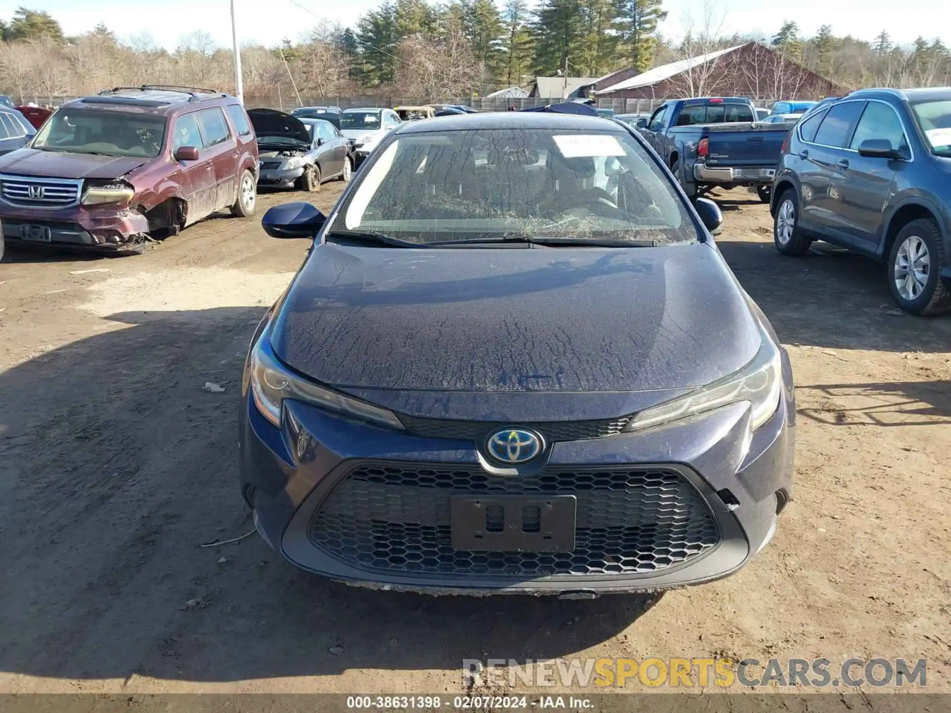 12 Photograph of a damaged car JTDEBRBE7LJ005028 TOYOTA COROLLA 2020