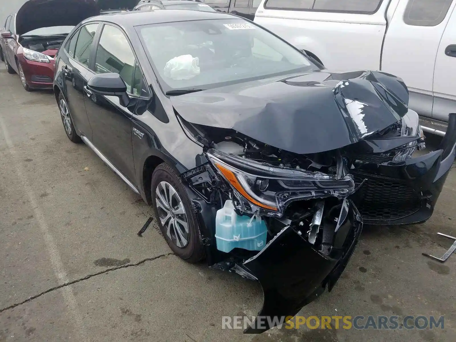 1 Photograph of a damaged car JTDEBRBE7LJ005109 TOYOTA COROLLA 2020