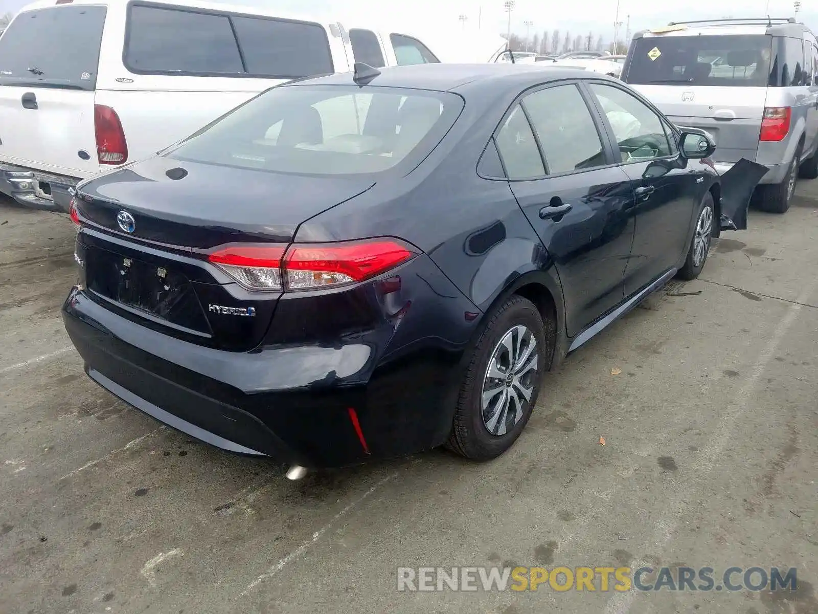 4 Photograph of a damaged car JTDEBRBE7LJ005109 TOYOTA COROLLA 2020