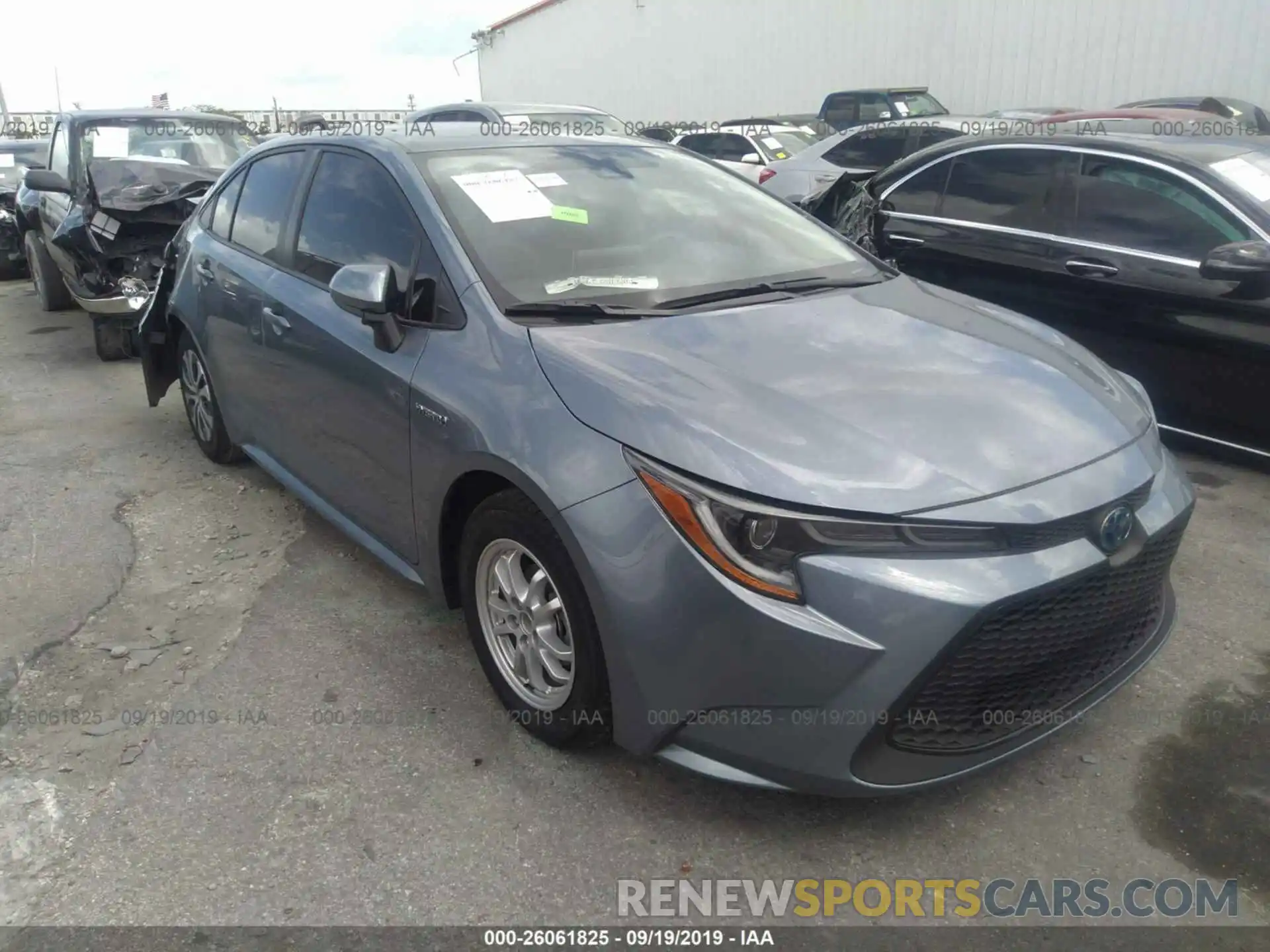 1 Photograph of a damaged car JTDEBRBE7LJ005370 TOYOTA COROLLA 2020