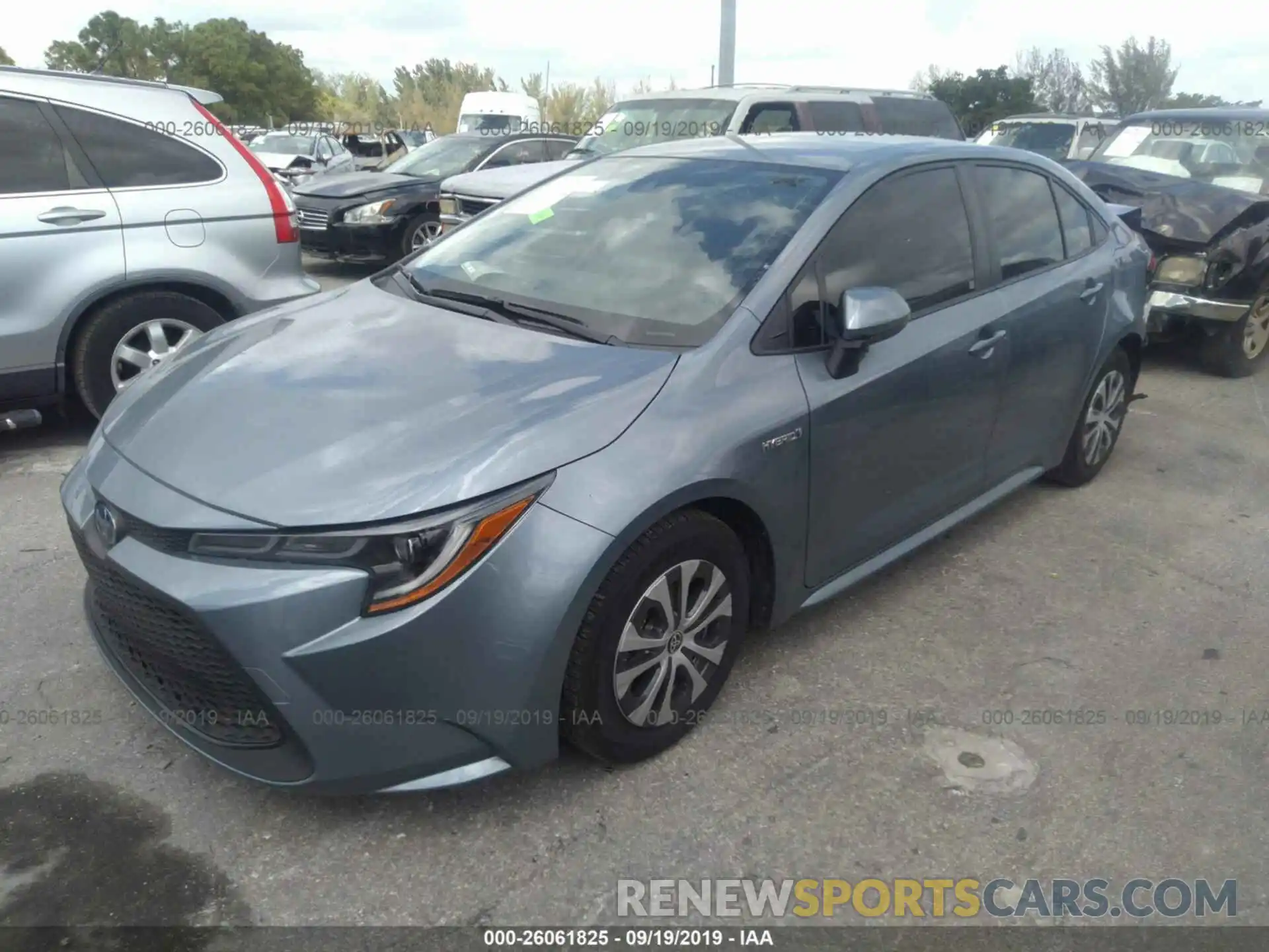 2 Photograph of a damaged car JTDEBRBE7LJ005370 TOYOTA COROLLA 2020