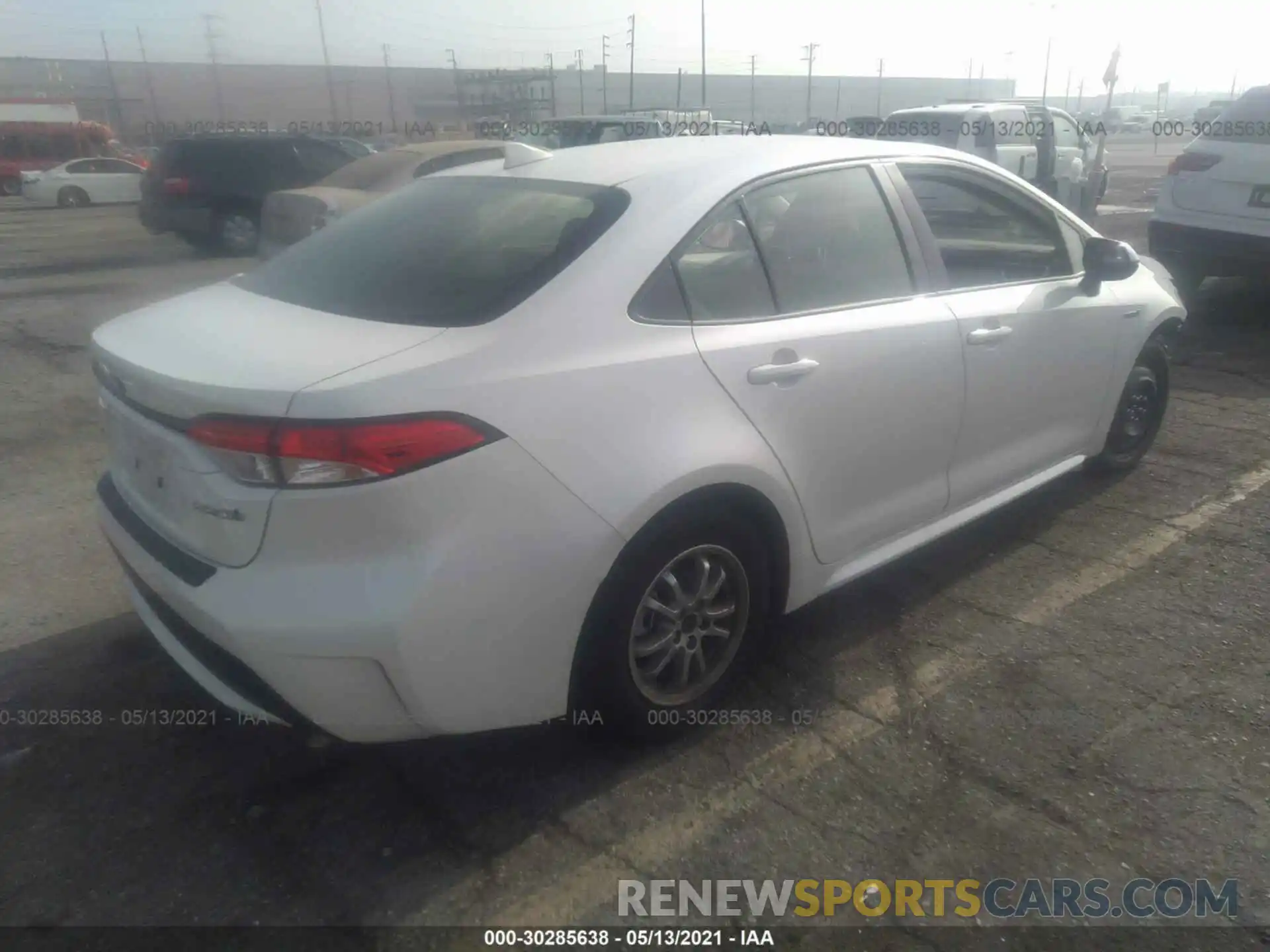 4 Photograph of a damaged car JTDEBRBE7LJ005790 TOYOTA COROLLA 2020