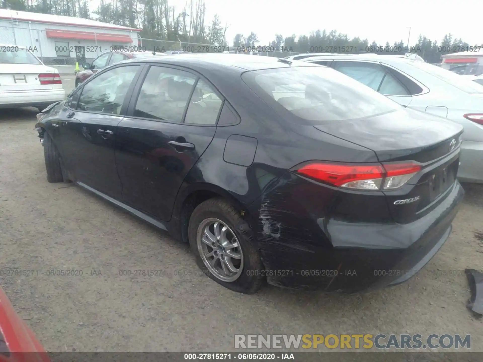 3 Photograph of a damaged car JTDEBRBE7LJ005885 TOYOTA COROLLA 2020