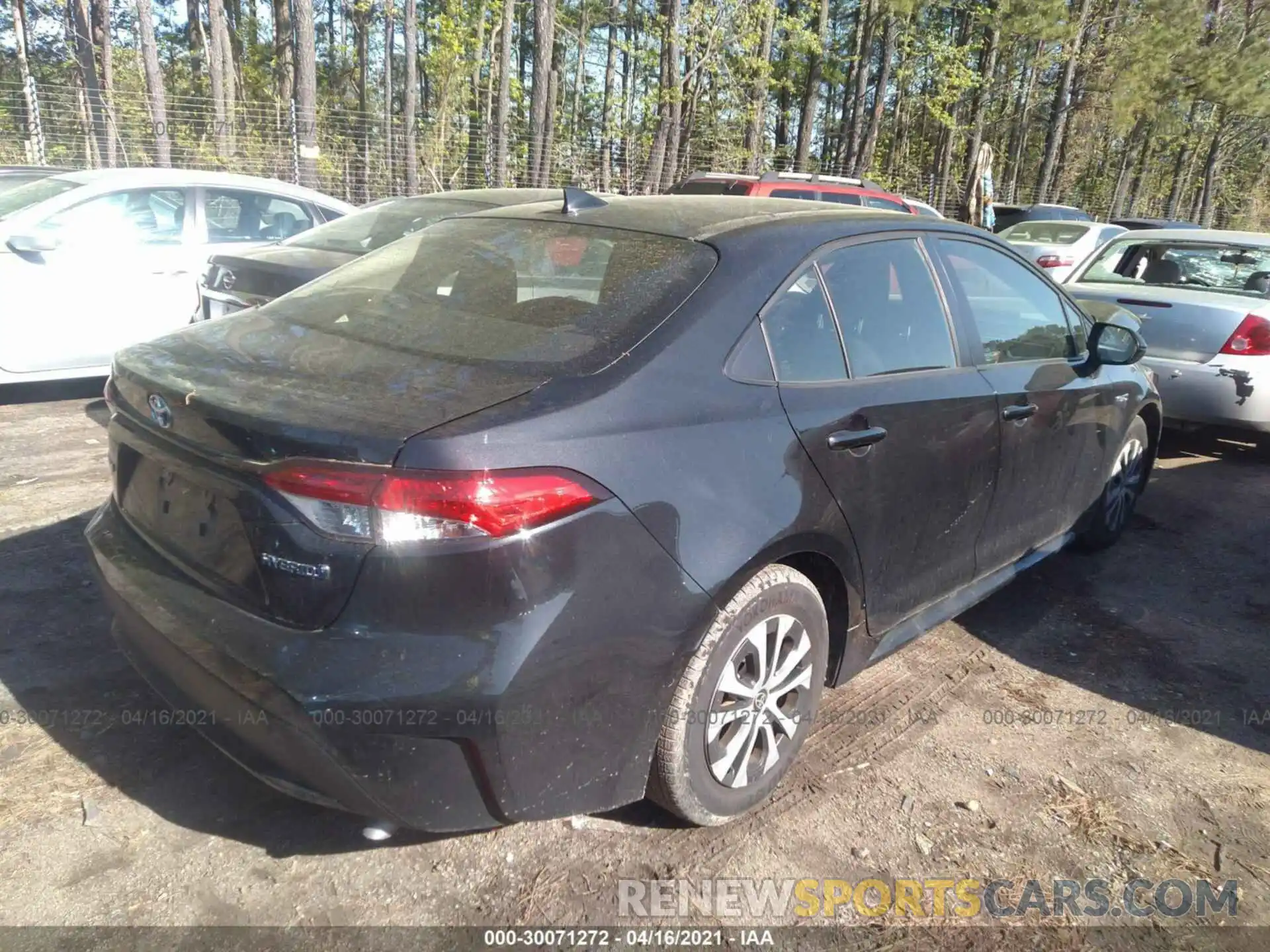 4 Photograph of a damaged car JTDEBRBE7LJ006373 TOYOTA COROLLA 2020