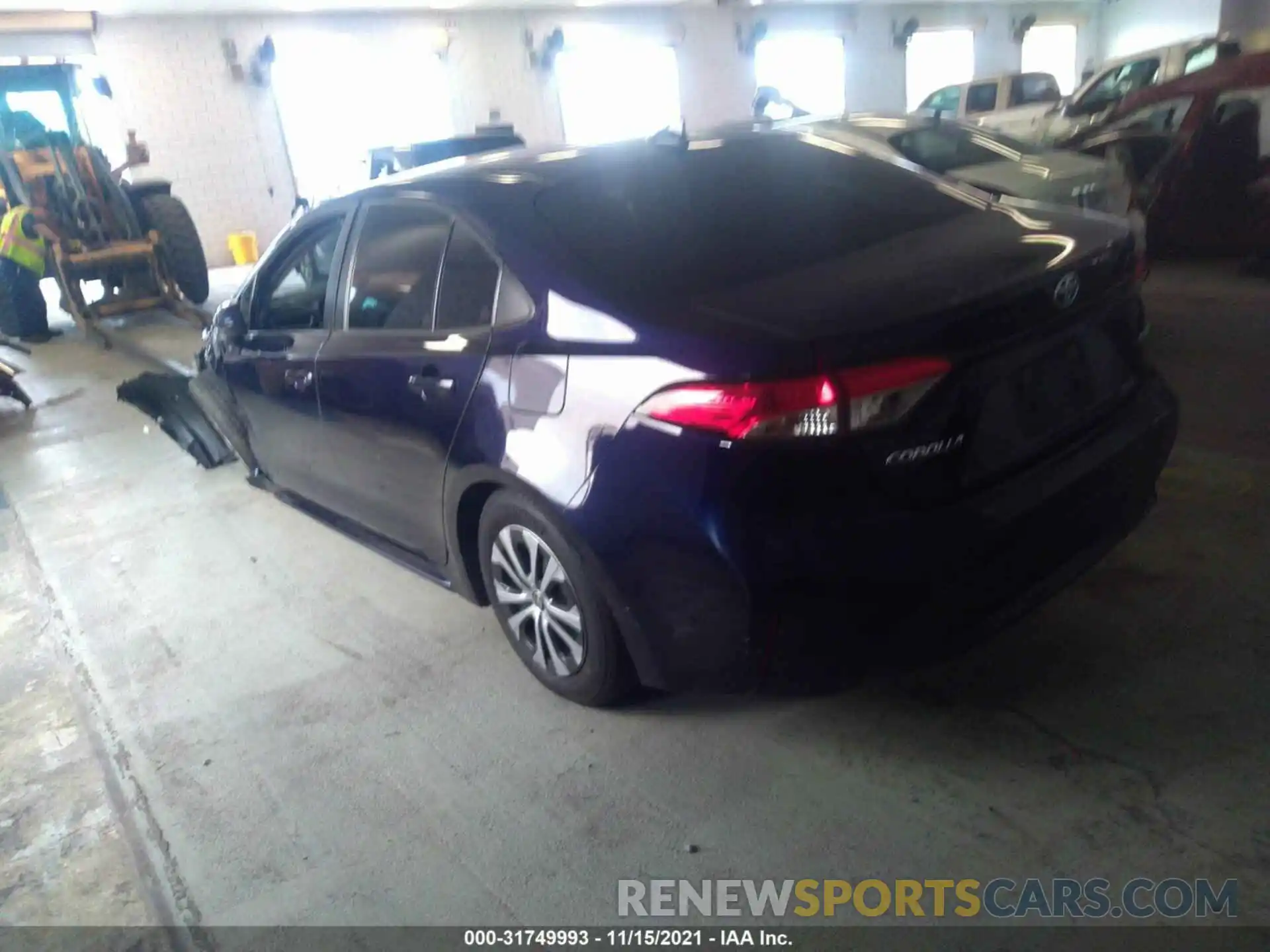 3 Photograph of a damaged car JTDEBRBE7LJ008253 TOYOTA COROLLA 2020