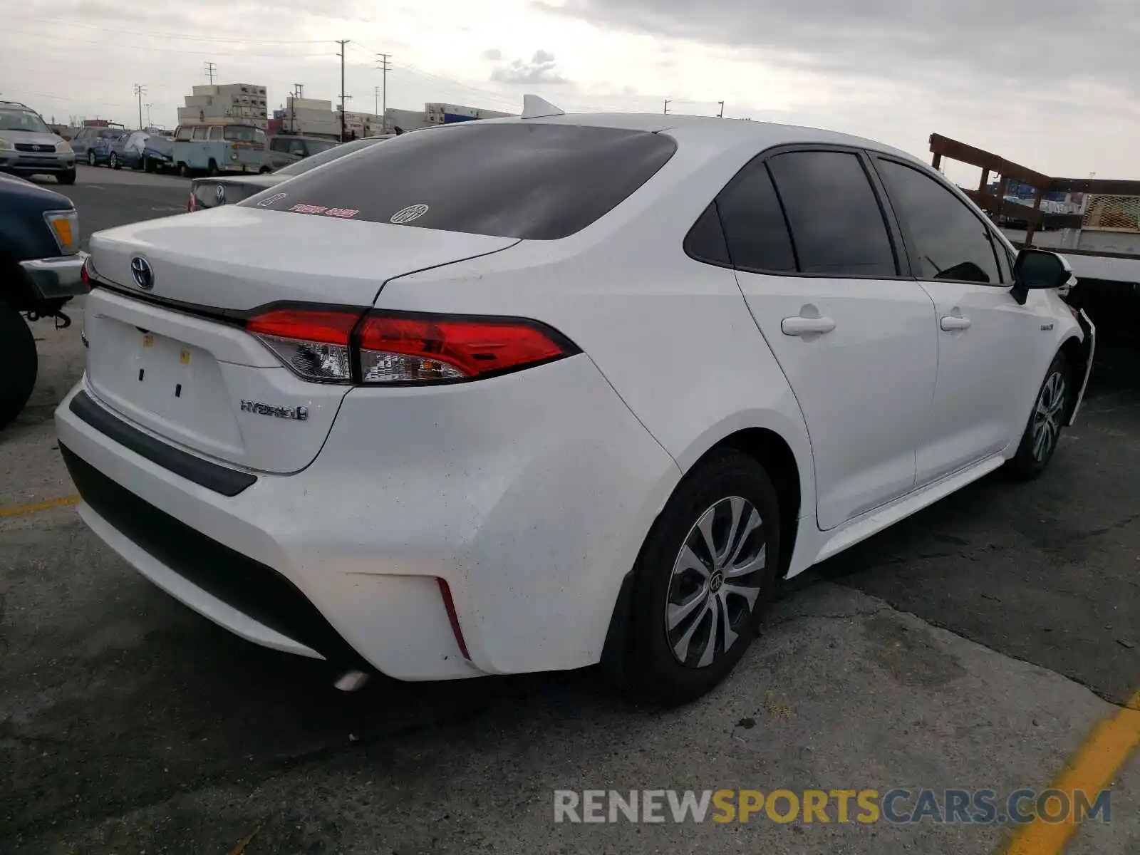 4 Photograph of a damaged car JTDEBRBE7LJ009385 TOYOTA COROLLA 2020