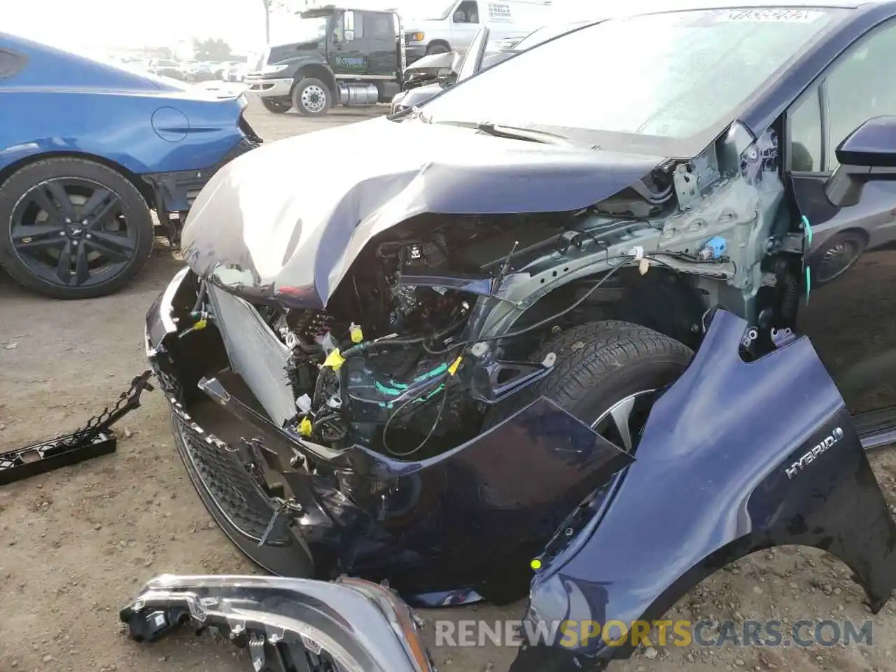 9 Photograph of a damaged car JTDEBRBE7LJ009712 TOYOTA COROLLA 2020