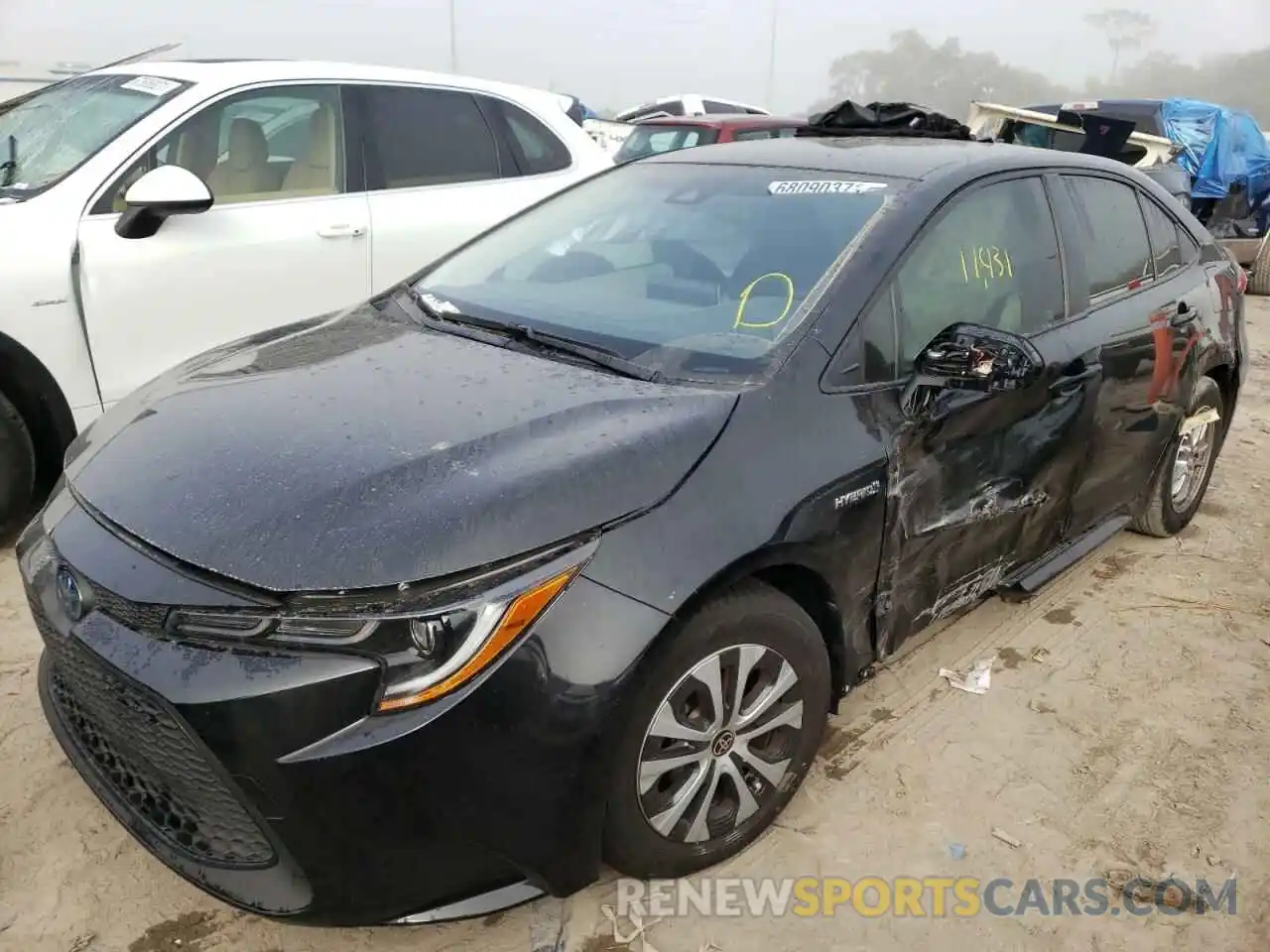 10 Photograph of a damaged car JTDEBRBE7LJ010634 TOYOTA COROLLA 2020